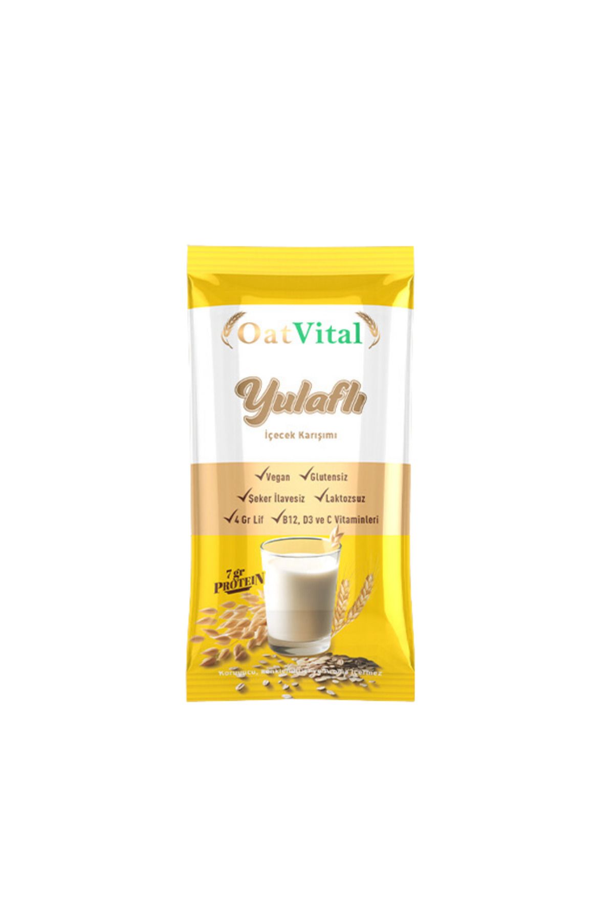 OatVital OATVİTAL Yulaflı İçecek Karışımı - PROTEİNLİ 25g