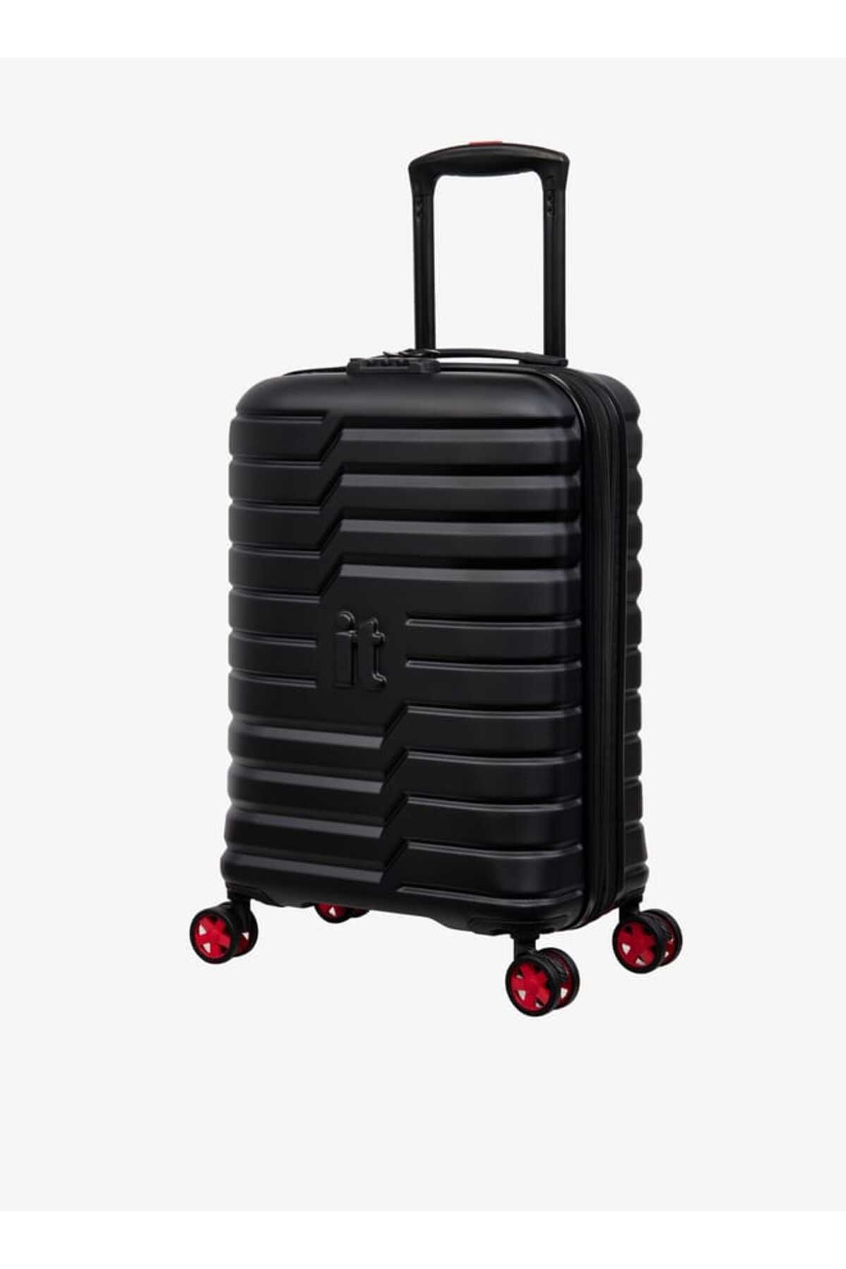IT-Textured Hardcase Trolley Bag with Retractable Handle 1