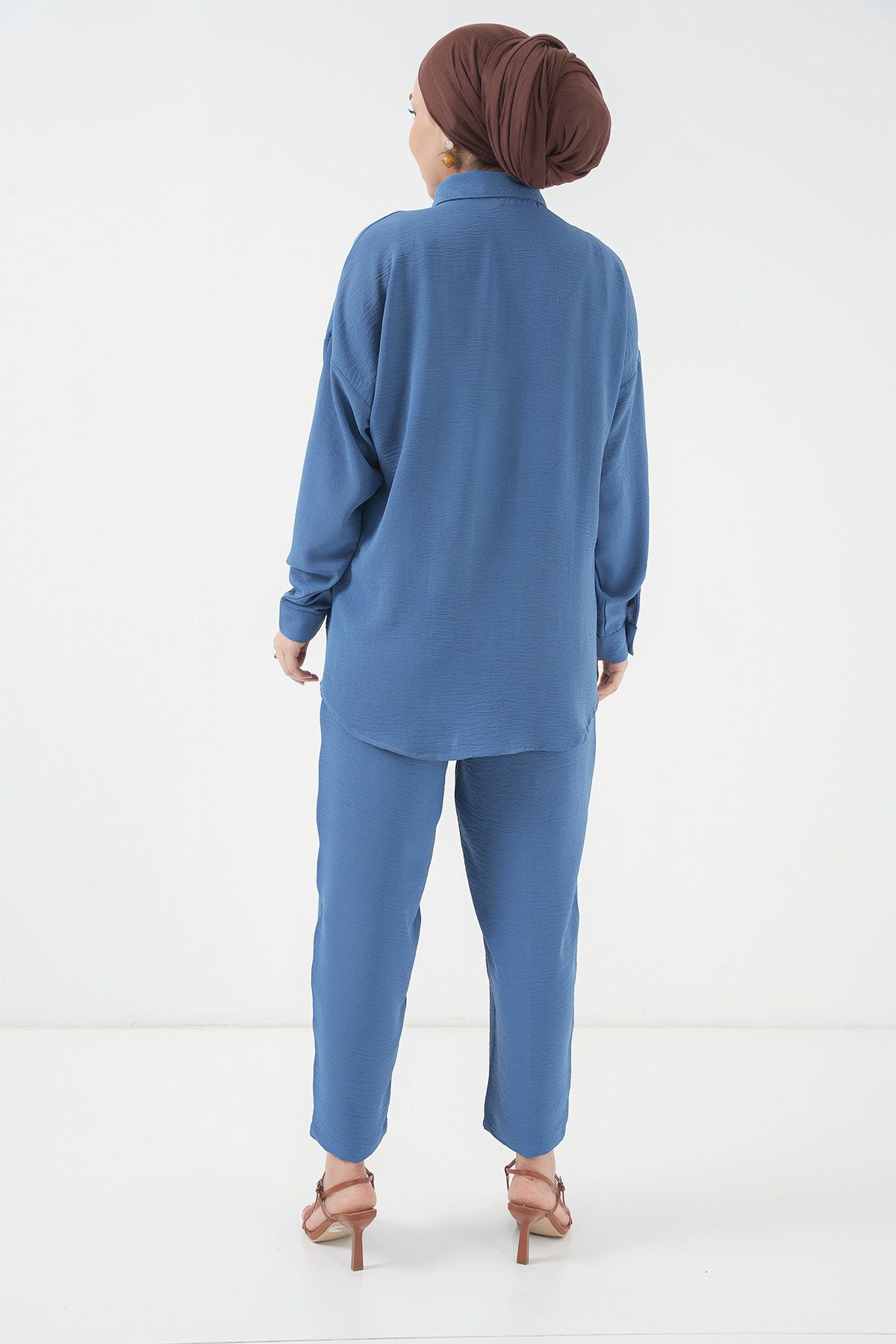 Bigdart-6593 Model - Indigo Oversize Double Set 7