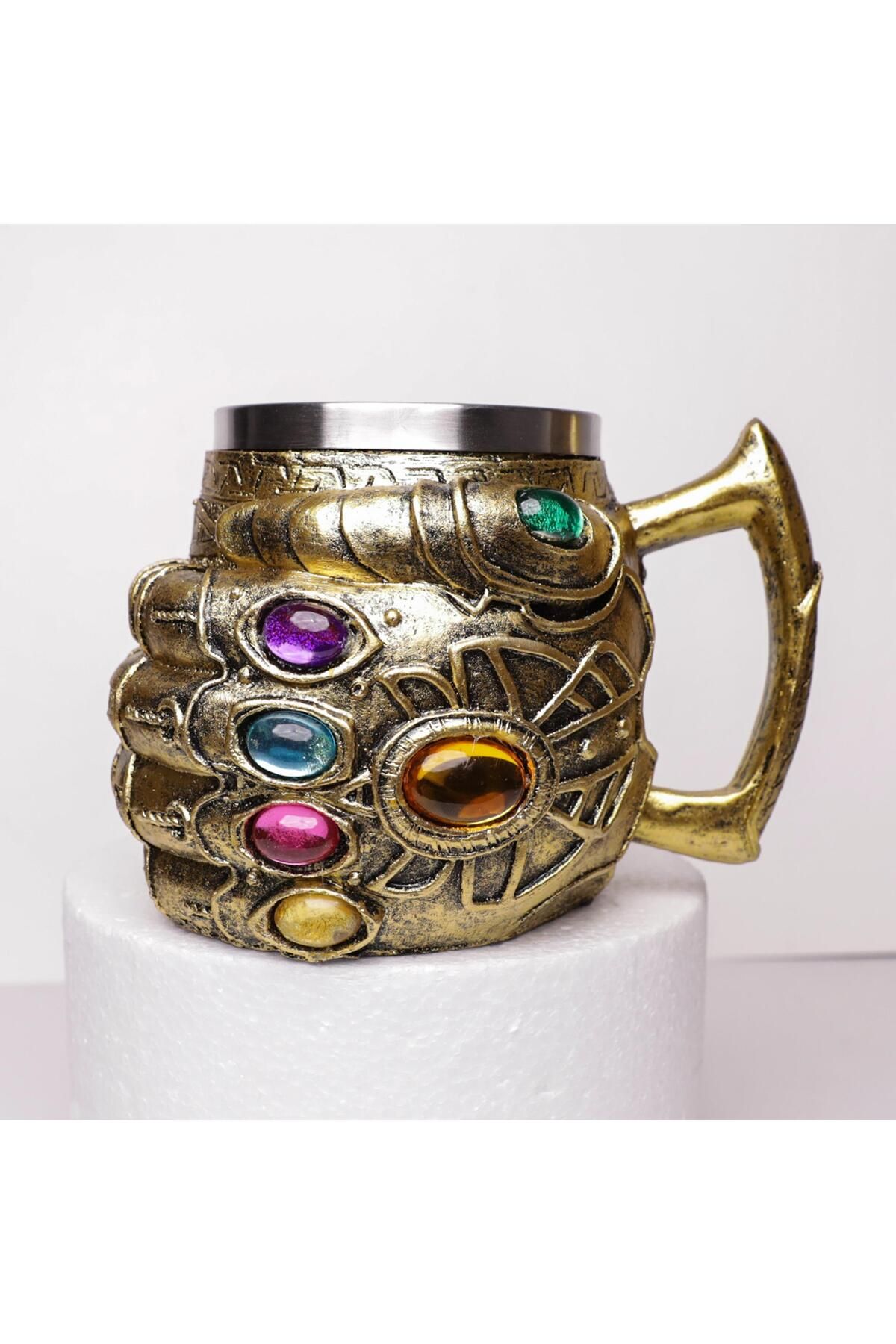 Piraye Gift Avengers Infinity War Thanos Infinity Gauntlet Eldiven Çelik Kupa