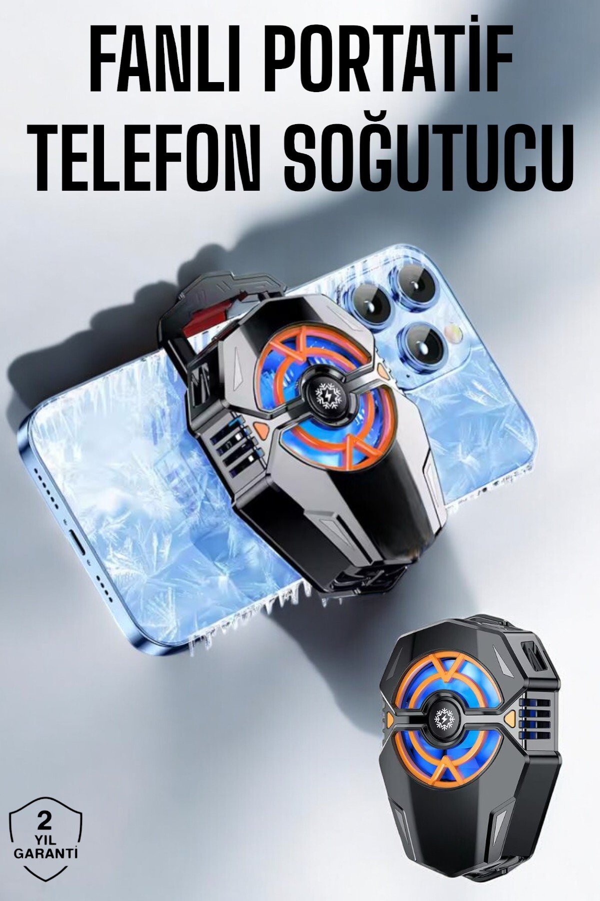 Güçlü Motorlu Telefon Soğutucu Fan Radyatör Oyun Aksesuarı