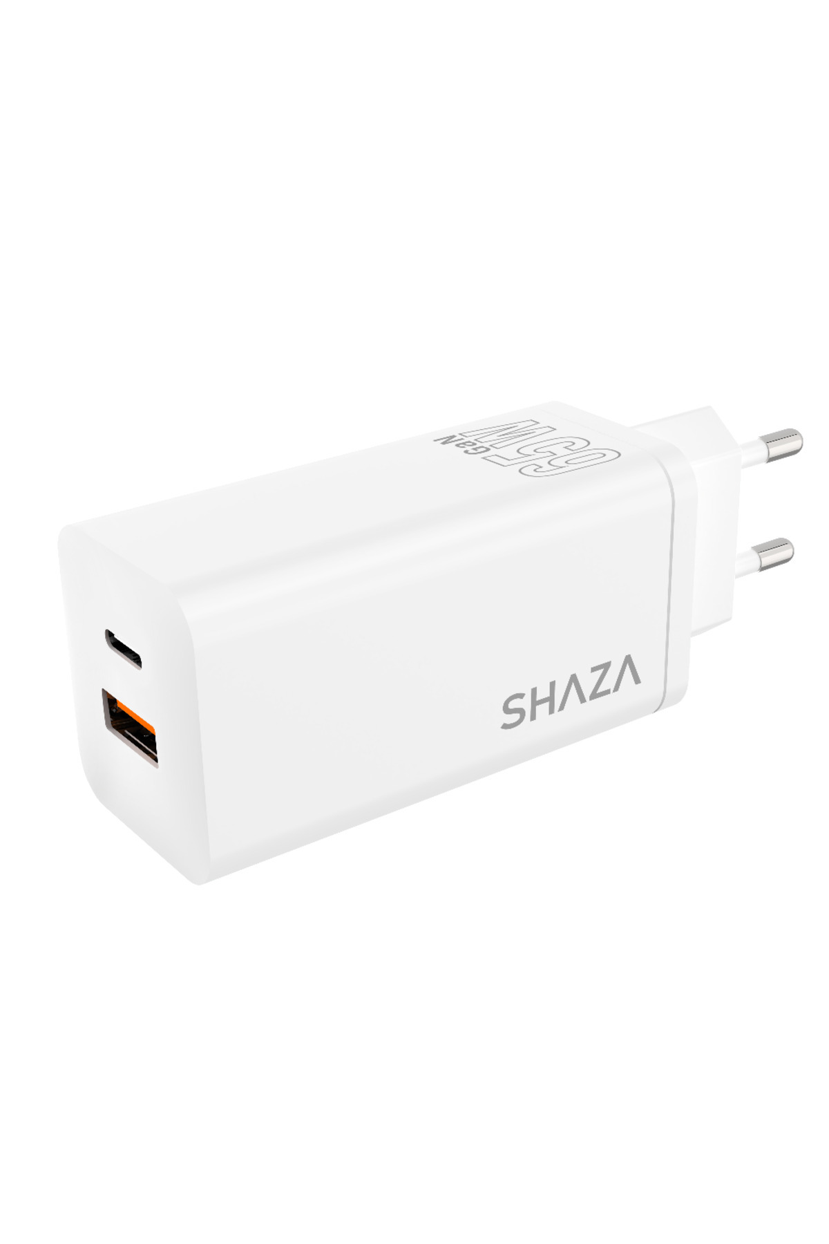 shaza Çift Çıkışlı Usb QC3.0& Type-C PD 65W Şarj Adaptörü - Fiyatı