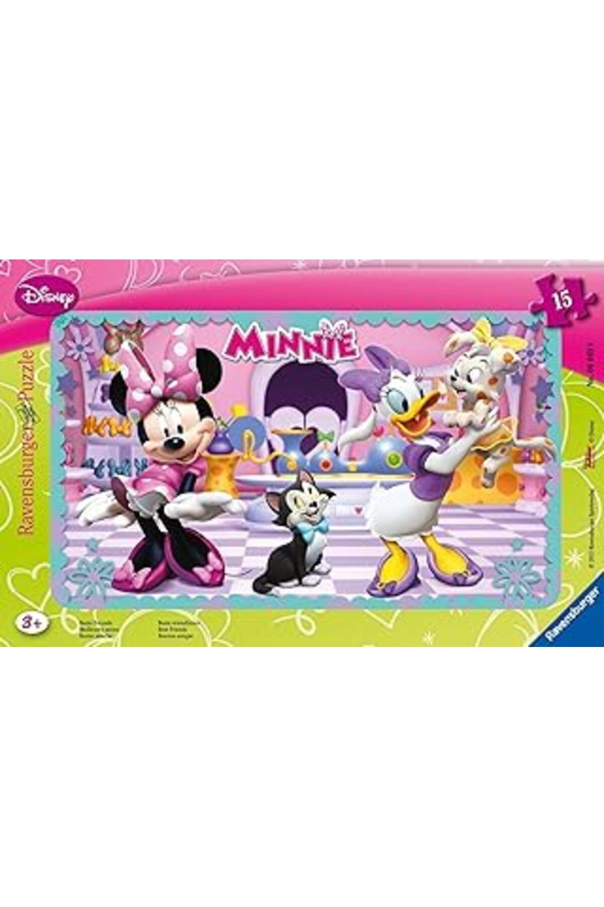 ZUHUDİ 60498 Puz Minnie Mouse, 15 Parça