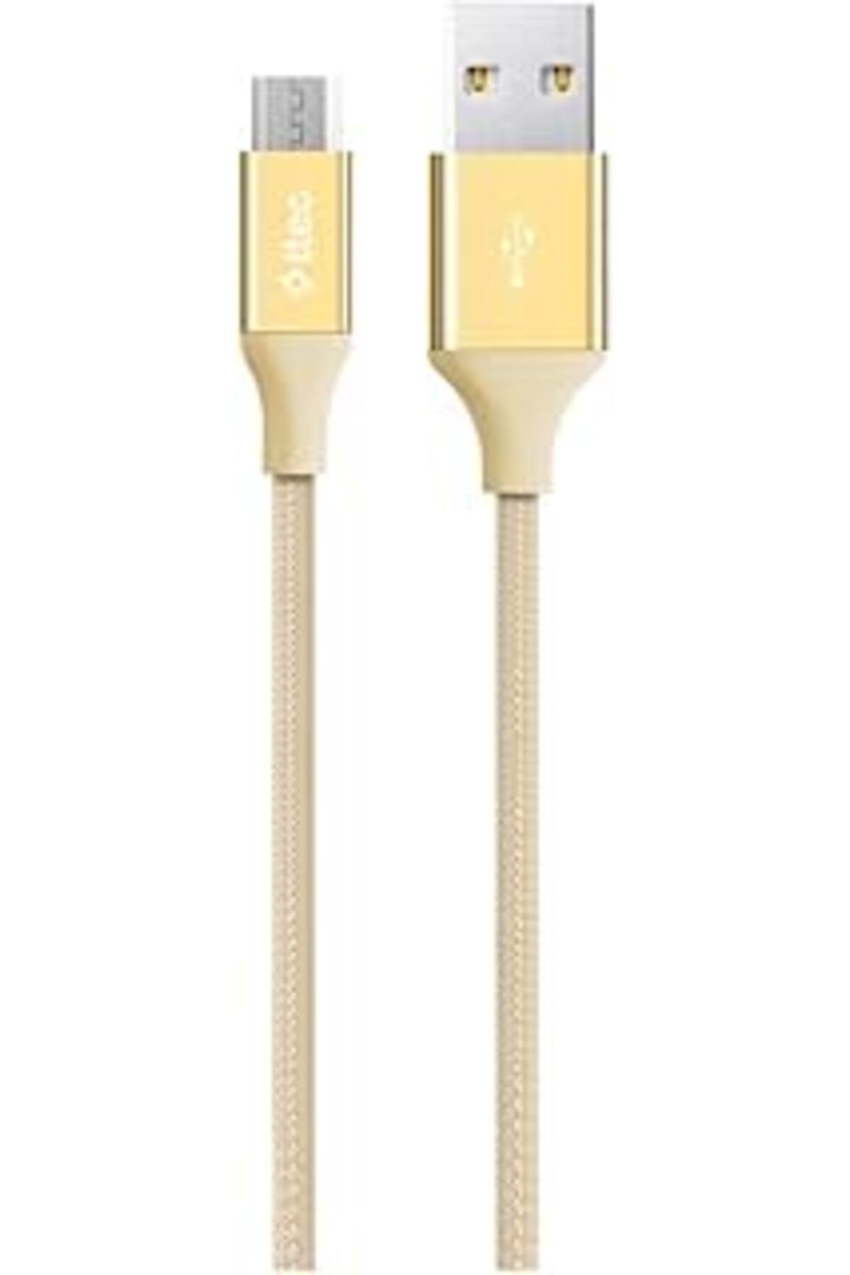 YTT Marketing Alumicable Micro Usb 120Cm Şarj Kablosu - Altın (2Dk11A)