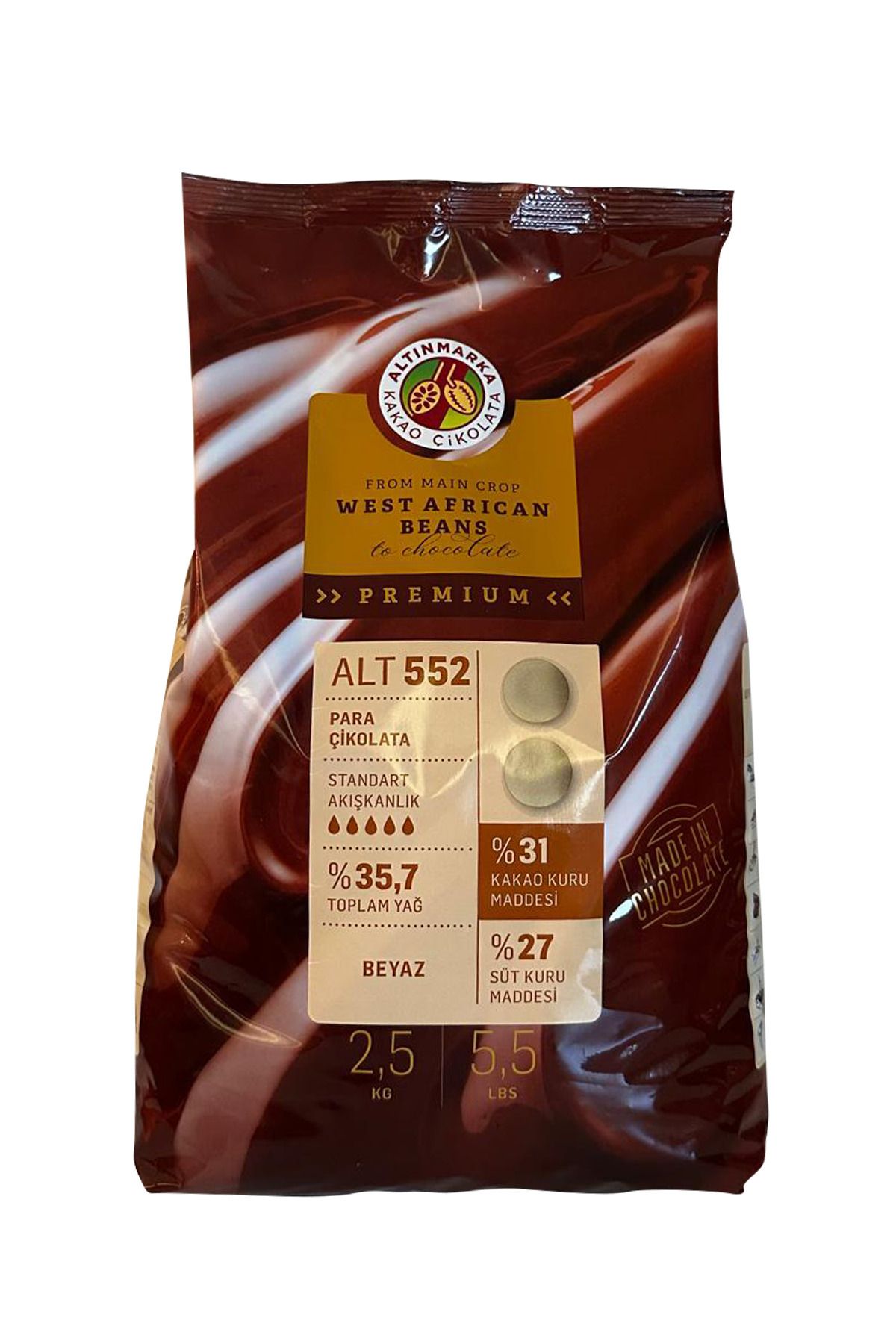 Altınmarka ALT552 Beyaz Mini Para Çikolata 2.5 Kg