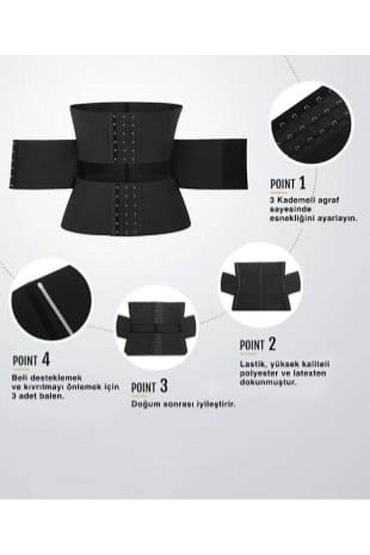 Staple Latex Corset Hourglass Waistband