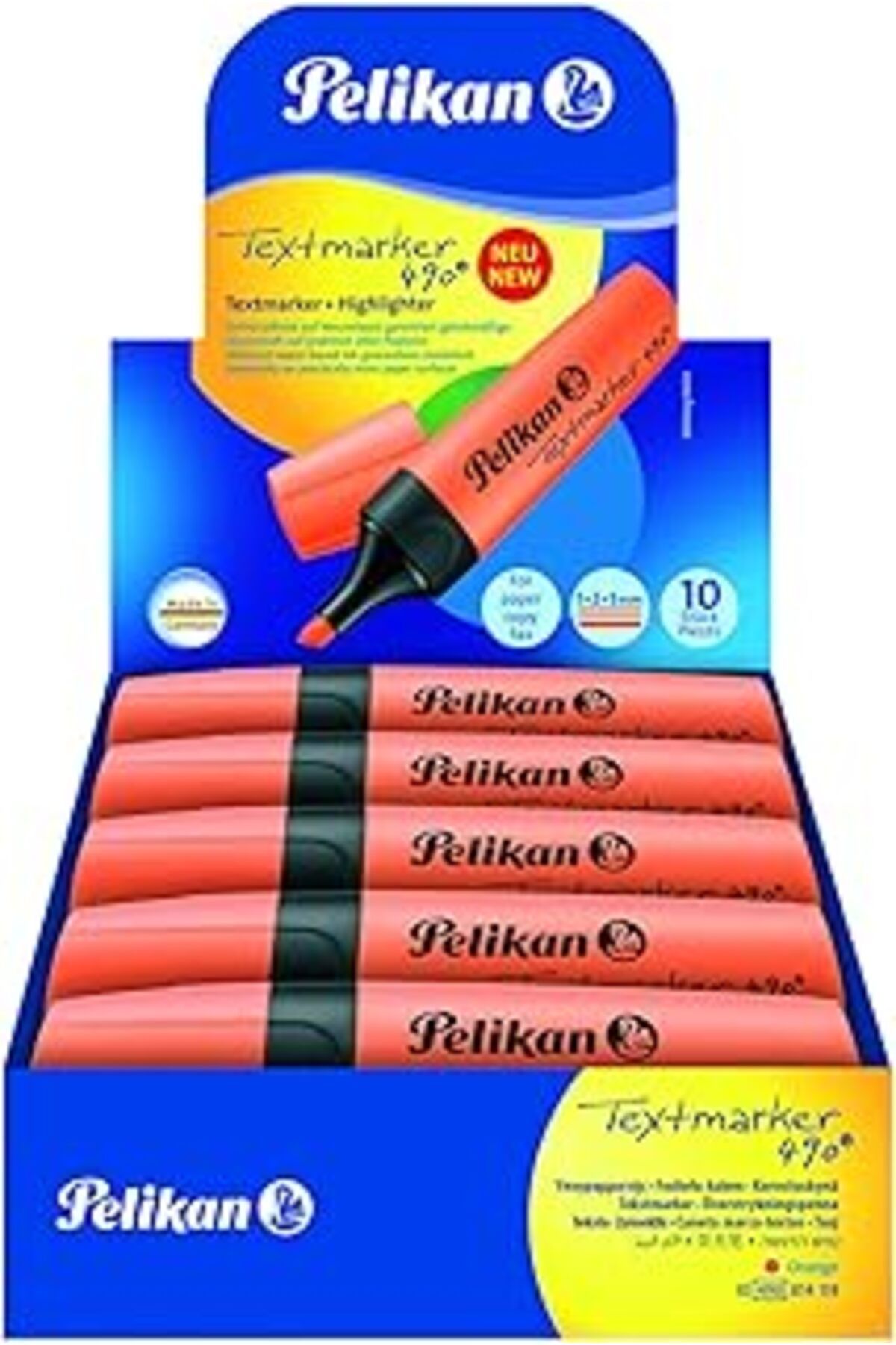 Take and Happy Pelikan Fosforlu Kalem 490 Turuncu 940403