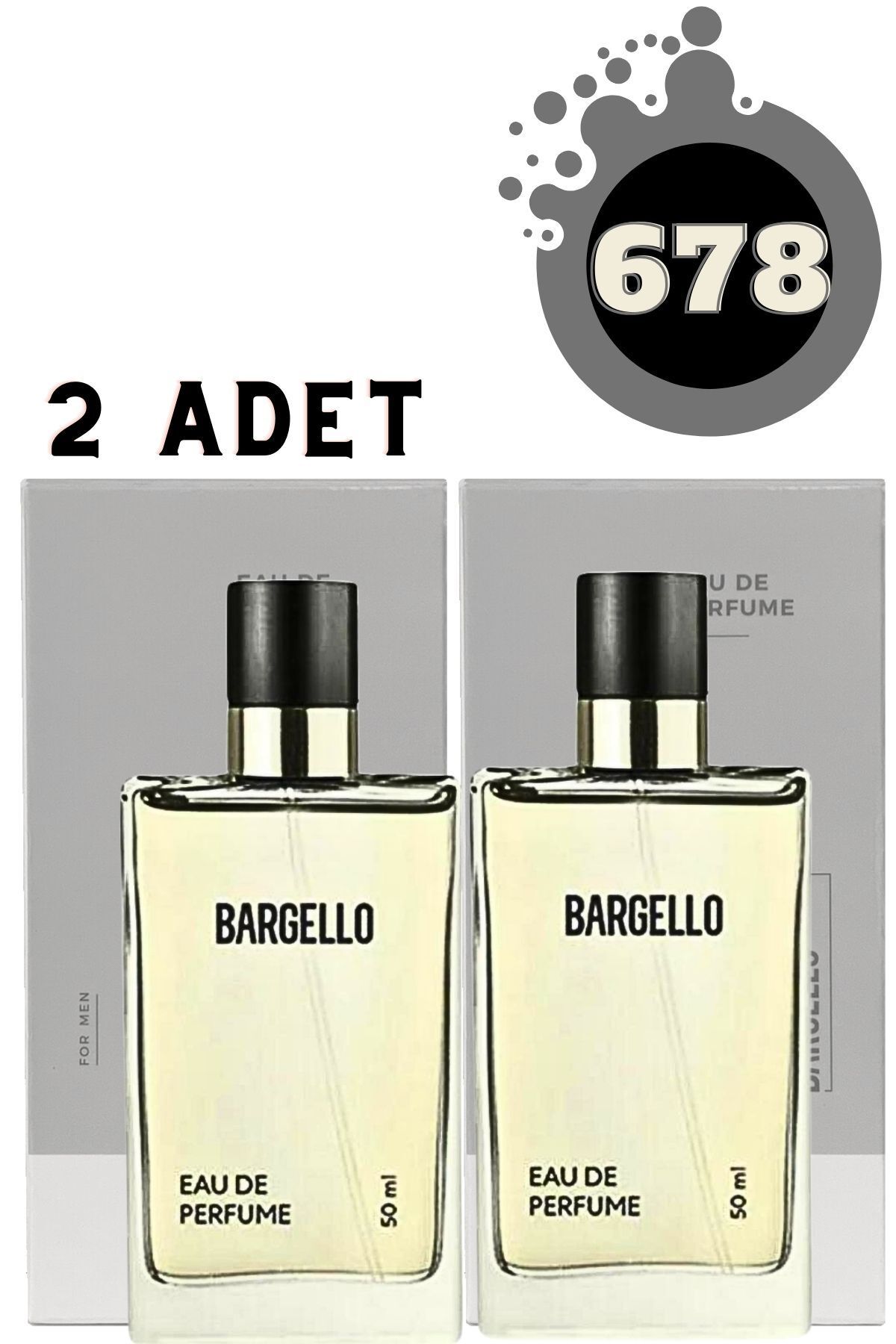 Bargello 678 Edp Woody 50 ml Erkek Parfüm 2 Adet