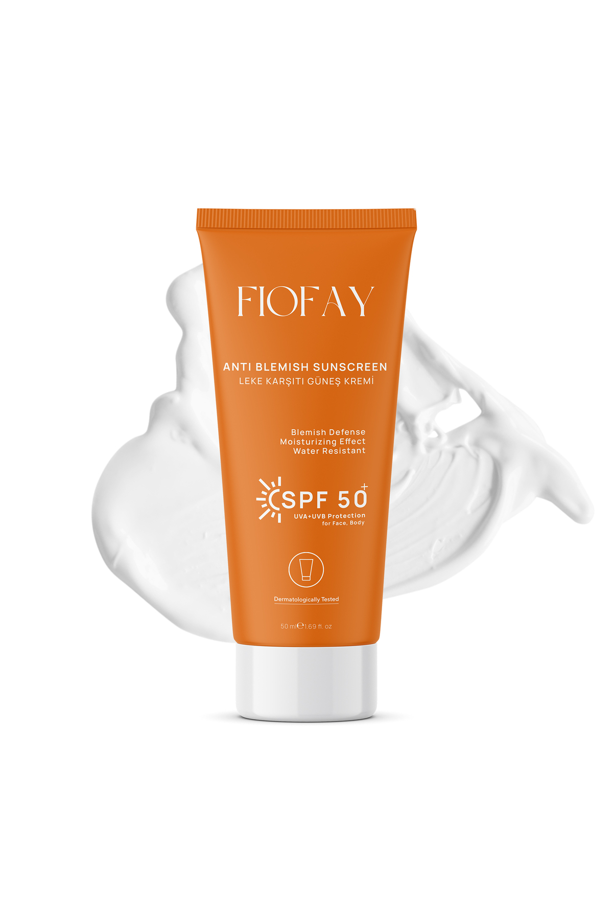 بسته ۲ عددی کرم ضد آفتاب ضد لک SPF 50+ - مناسب برای انواع پوست، غنی شده با گلوتاتیون، ۵۰ میلی لیتر — FIO-GKR-012 — تصویر 3 از 4