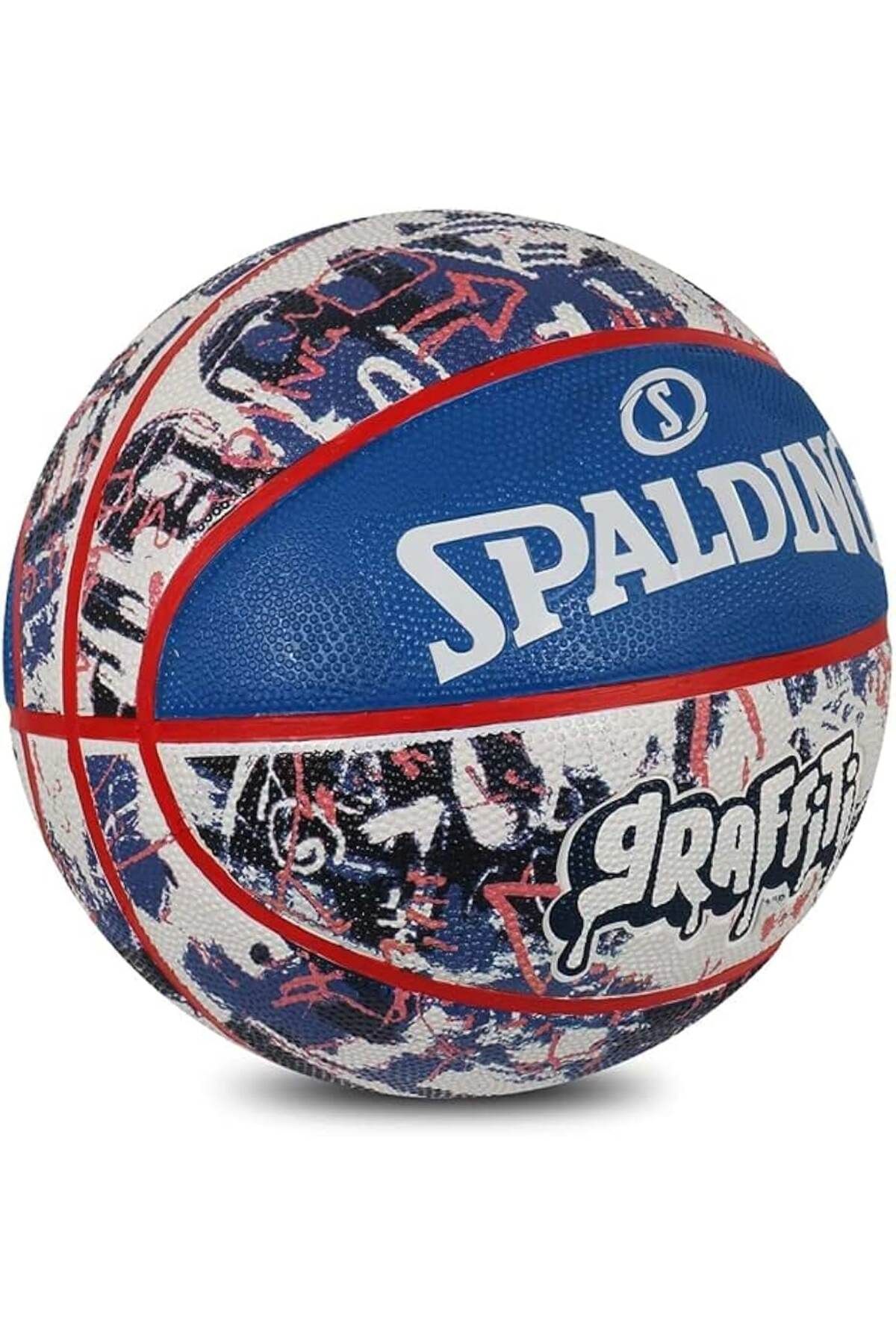 SepetinBurada SPALDING BASKETBOL TOPU BLUE RED GRAFFITI NO:7  84377Z