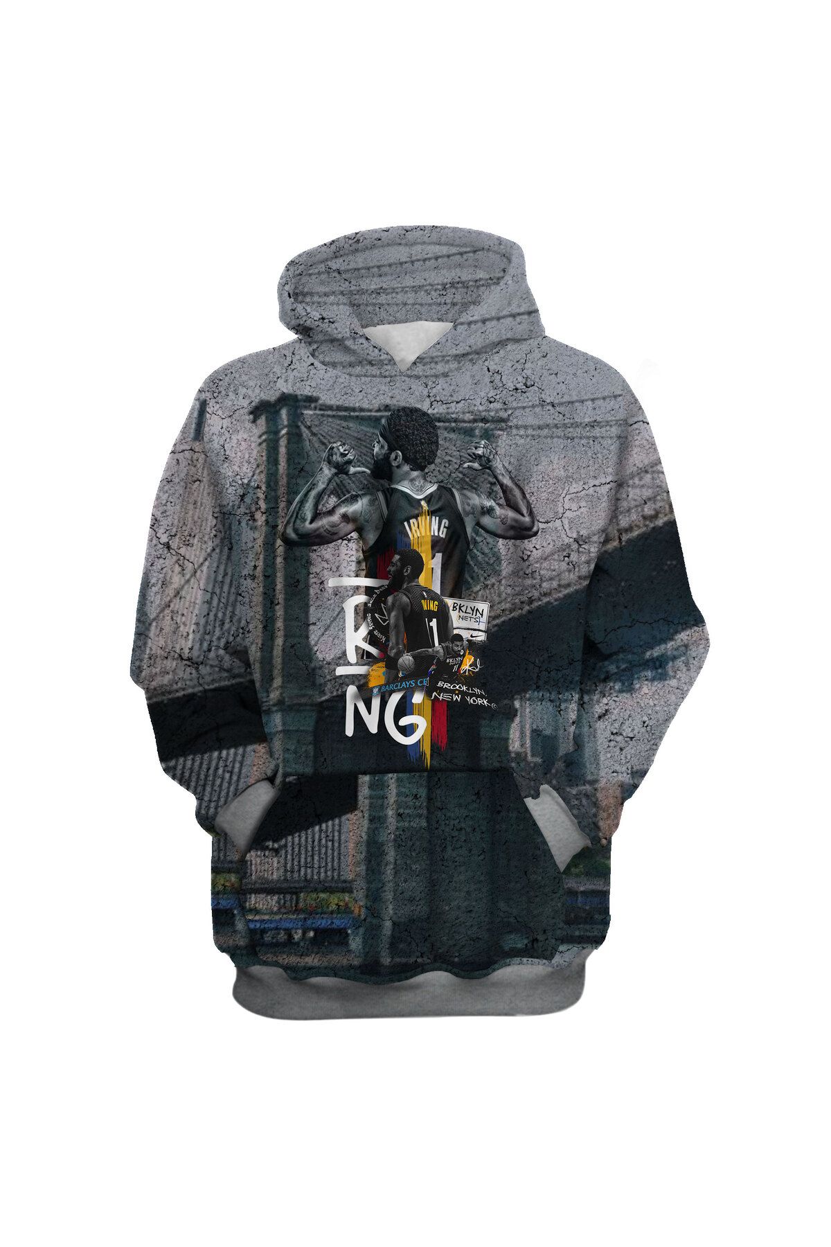 usateamfans Kyrie Irving 3D Oversize Hoodie