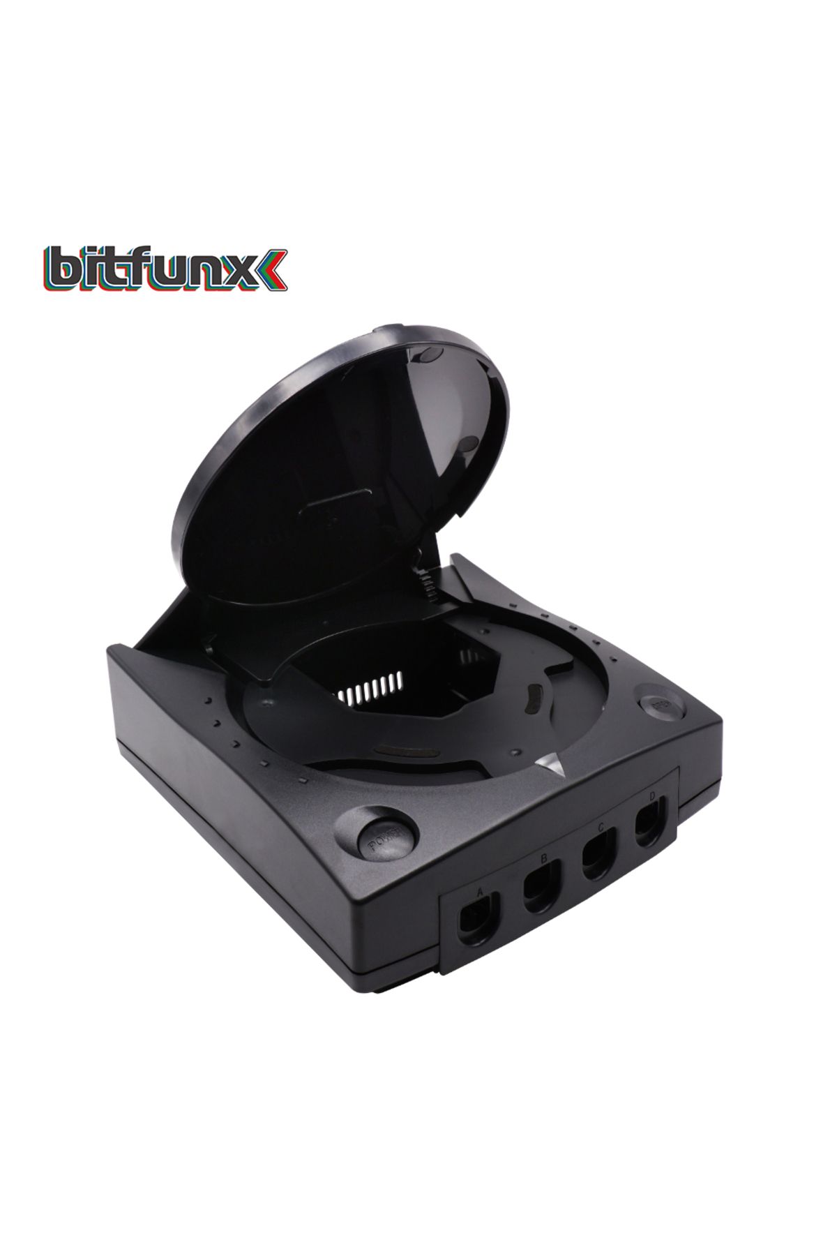 Choice-Pure Black Bitfunx Replacement Plastic Shell Translucent Case For Sega Dreamcast Dc Retro Video Game 1