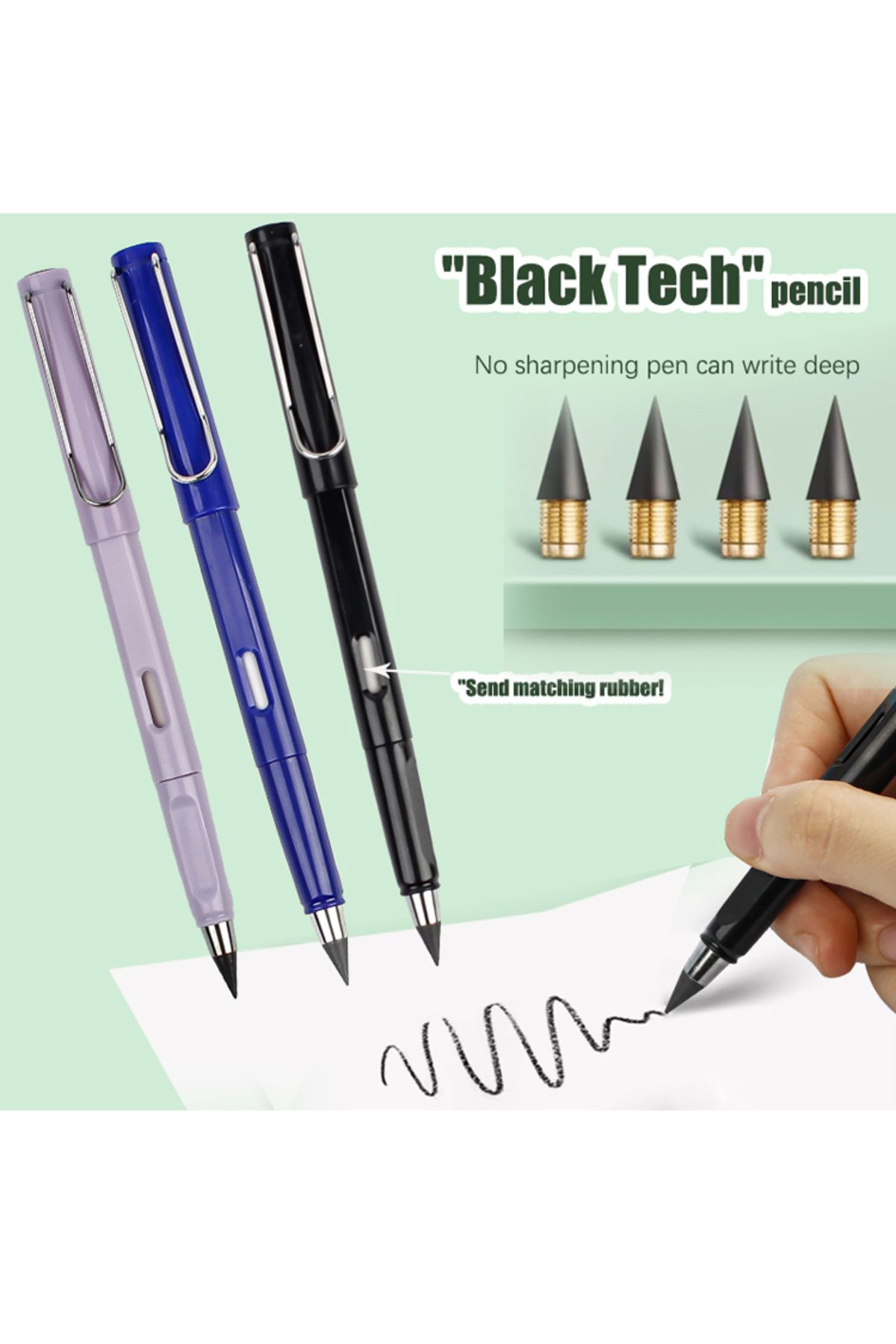 Choice-17pcs Set Infinity Pencils No Sharpening Eternity Pencils No Ink Kawaii Unlimited Pens Art Suppli... 8