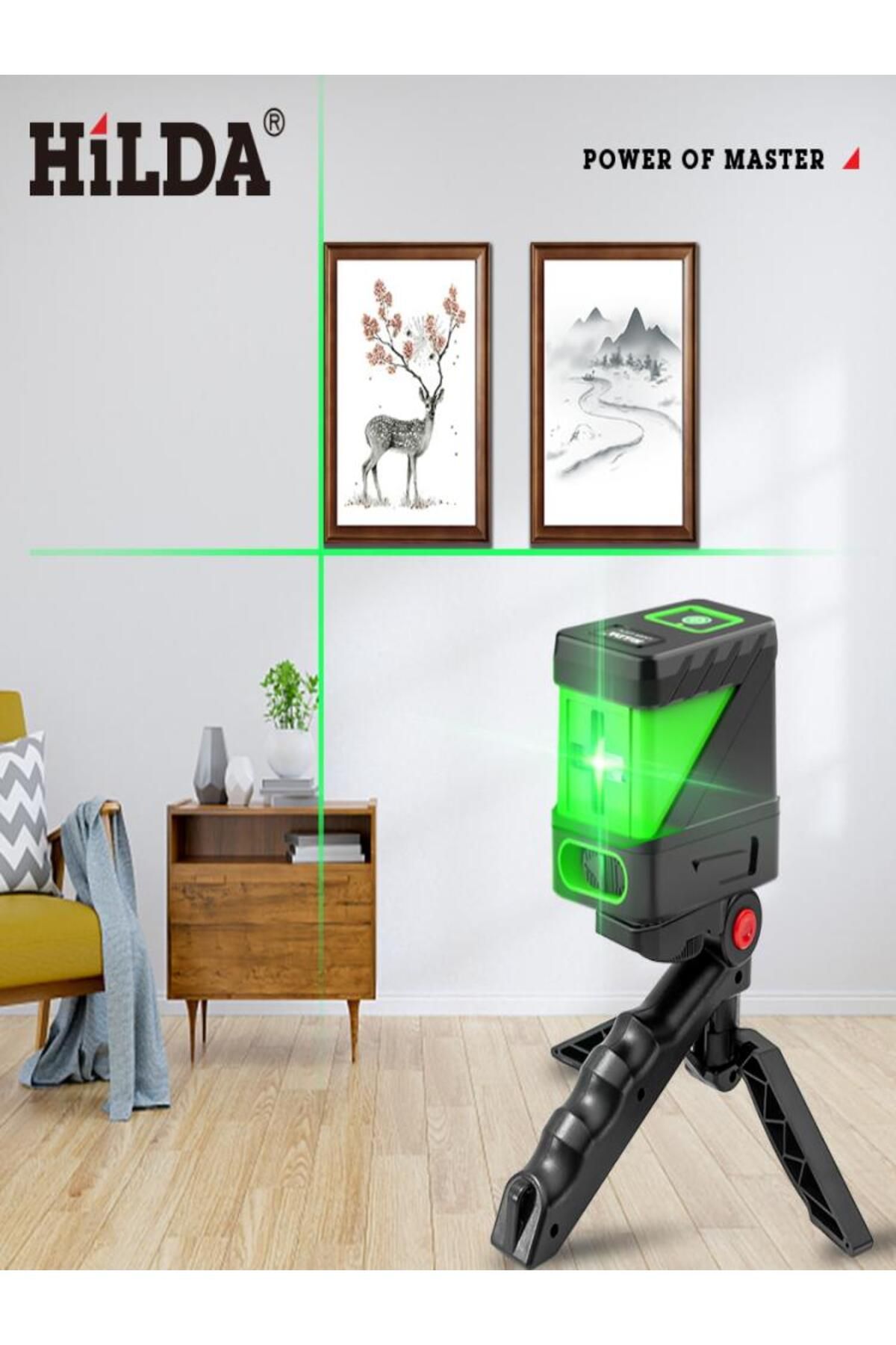 Choice-Mini Professional Laser Level Tripod Level Meter Red Button Portable Laser Tripod 7
