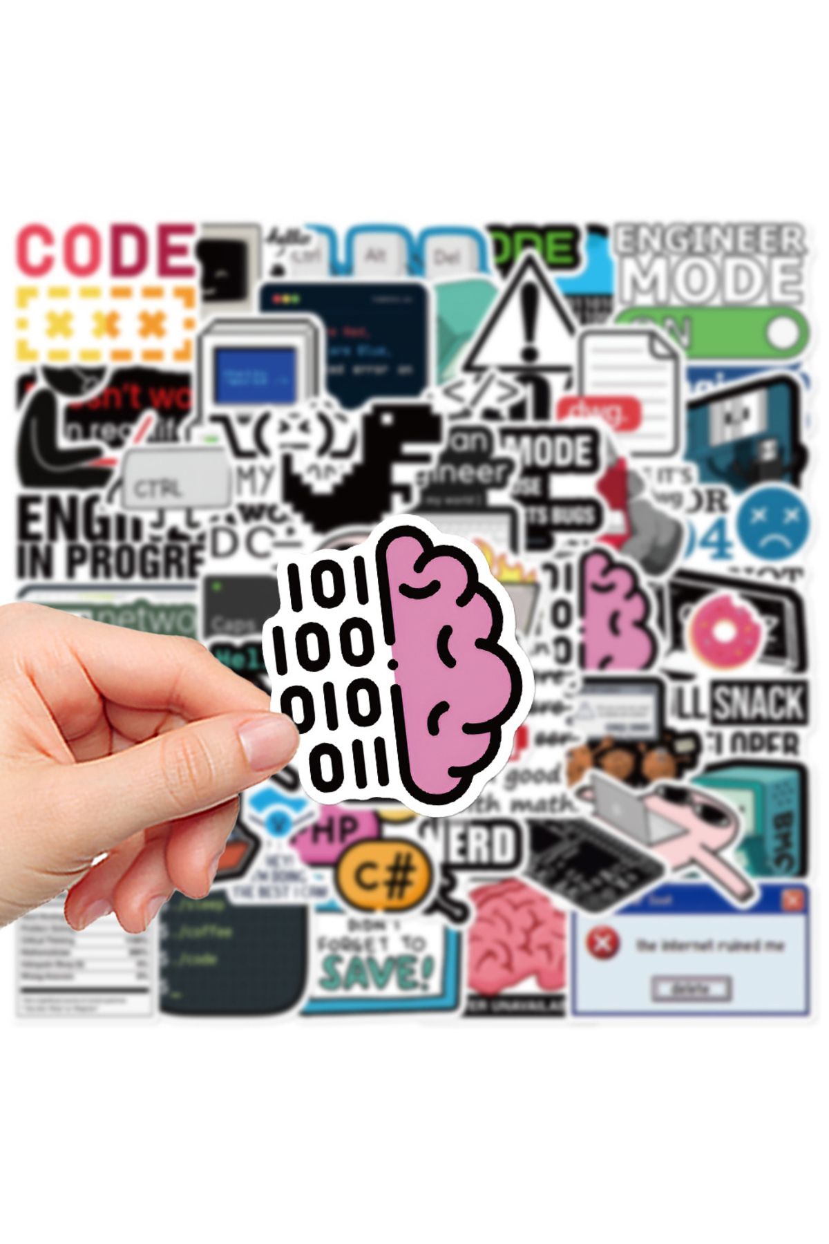 Choice-10/30/50pcs Funny Programming Stickers Java Cloud Language Internet Decals DIY Skateboard Luggage... 6