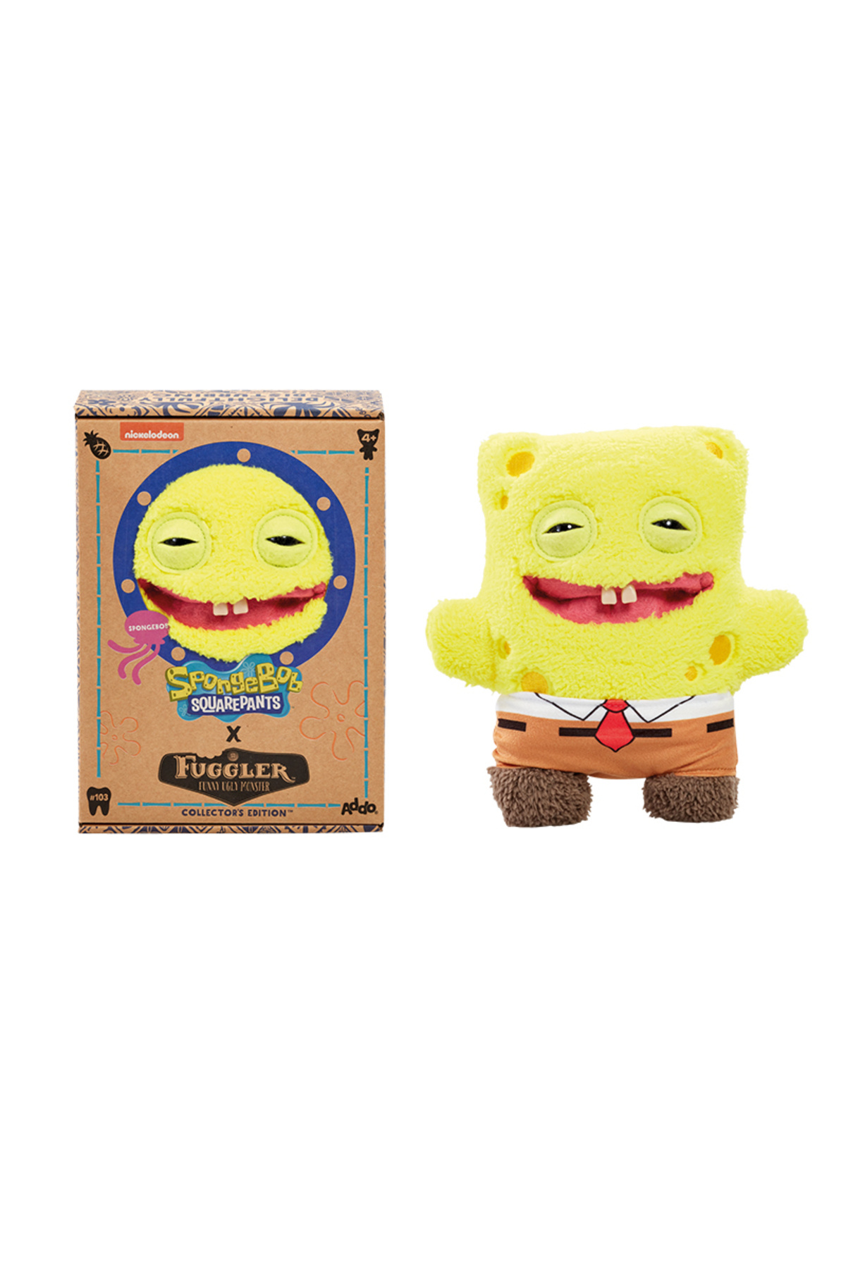 Choice A 100% Original Fuggler Plush Toys 22cm Ugly Monster