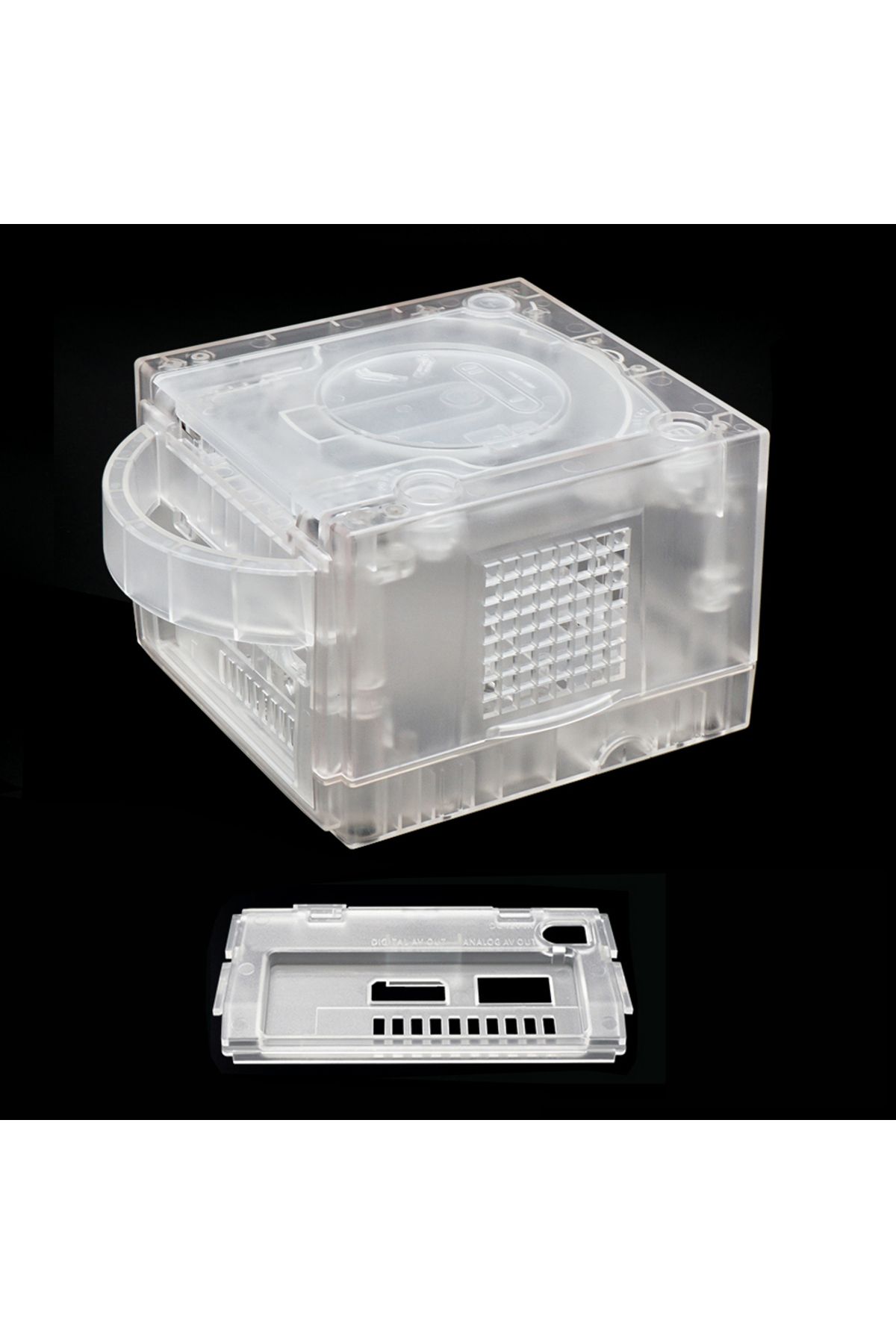 Choice-غلاف بديل شفاف لجهاز Gamecube Ngc Trn Wh من Bitfunx Ngc لغطاء Gamecube Ngc Gc Game Co 1