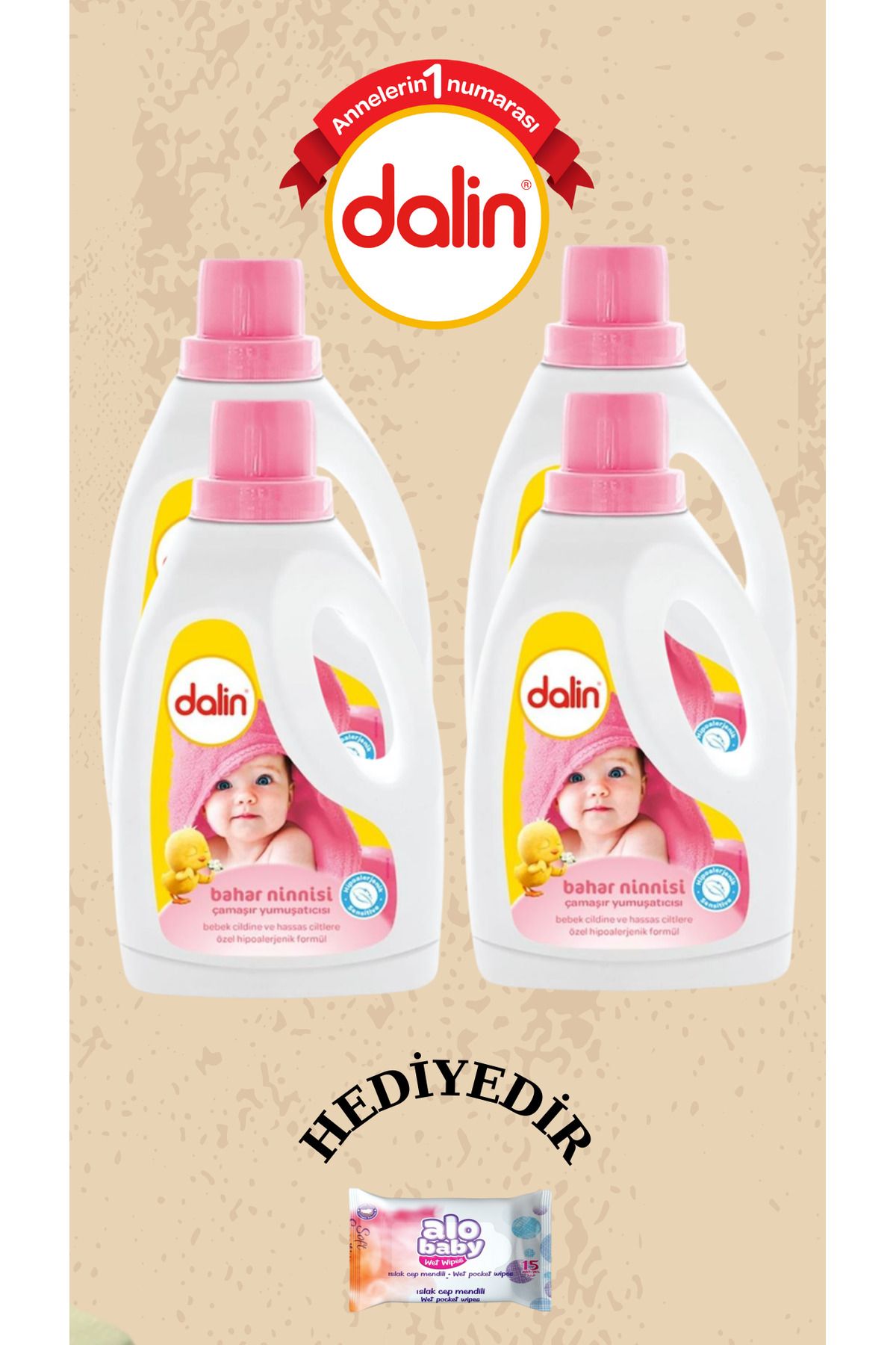 Dalin Yumuşatıcı Bahar Ninnisi 1500 ml 4 Adet