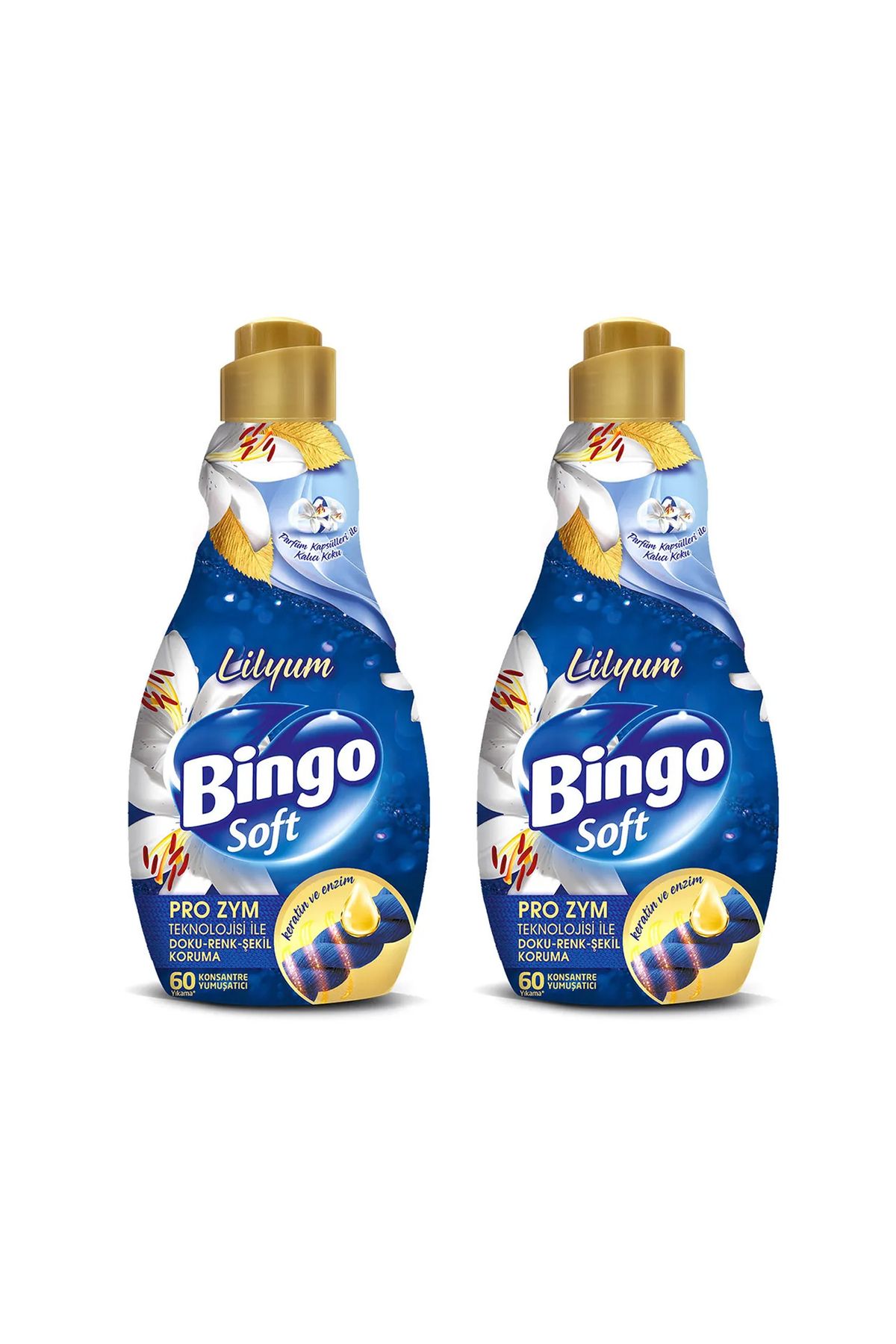 Bingo Soft Konsantre Çamaşır Yumuşatıcısı Lilyum 1440 ml X 2 Adet