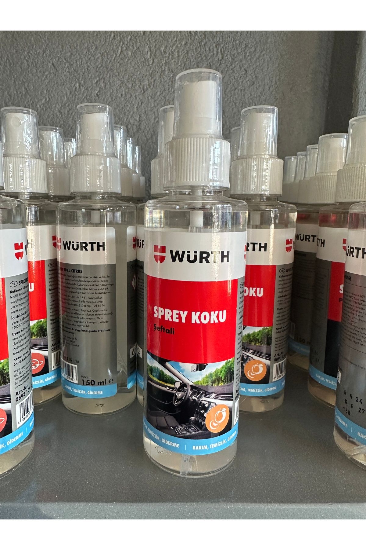 Würth Oto Sprey Koku  Şeftali 150ML Ortam ve oto kokusu