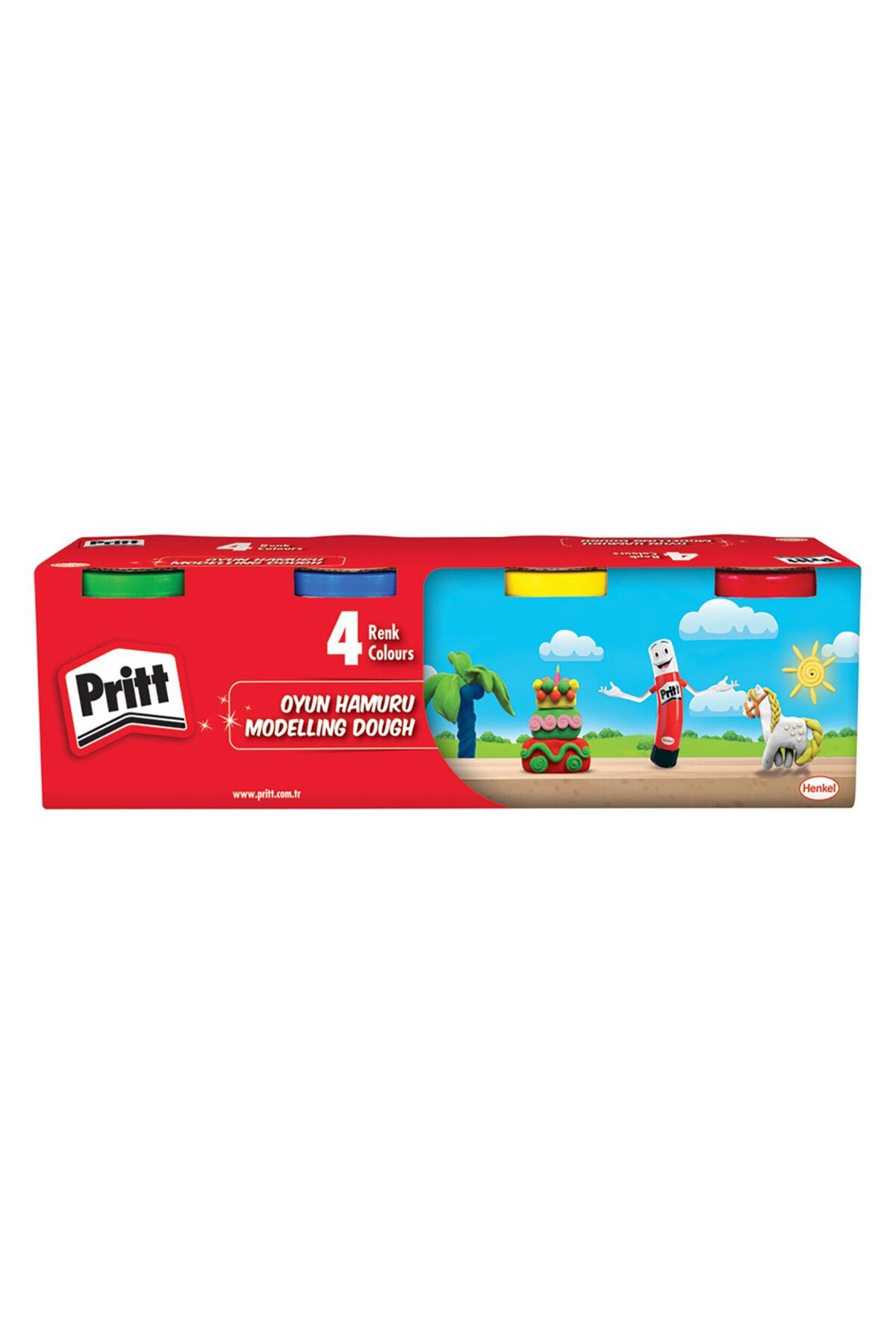 Pritt Oyun Hamuru 4RENK 100gr.