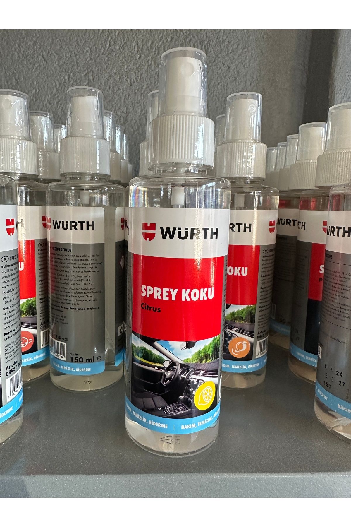 Würth Oto Sprey Koku  Citrus 150ML Ortam ve oto kokusu