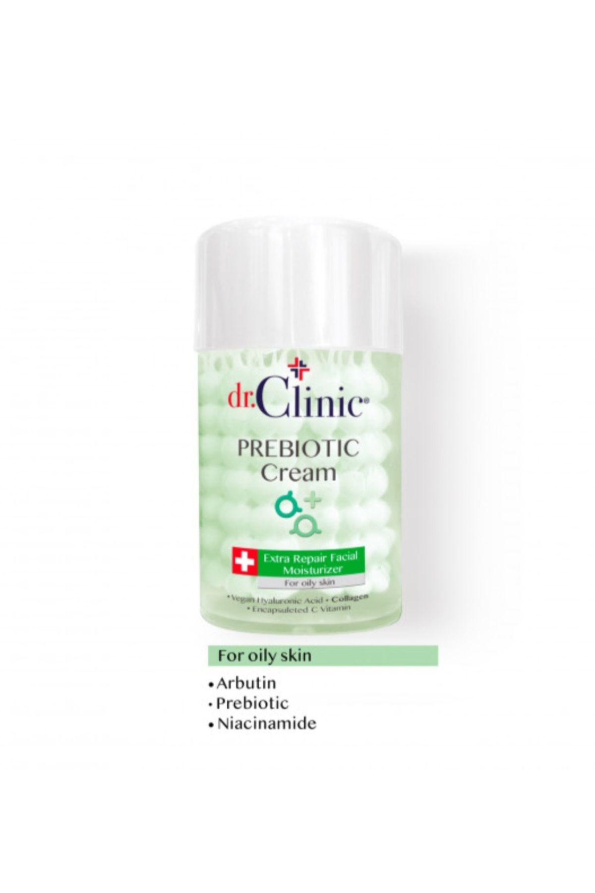 Dr. Clinic Dr.Clinic Prebiyotik Bakım Kremi Yağlı Ciltler Green 100 ml