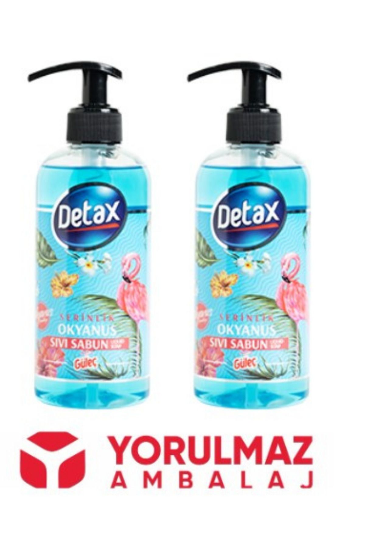 Detax Sıvı El Sabunu 400 Ml Okyanus 2 Li Paket