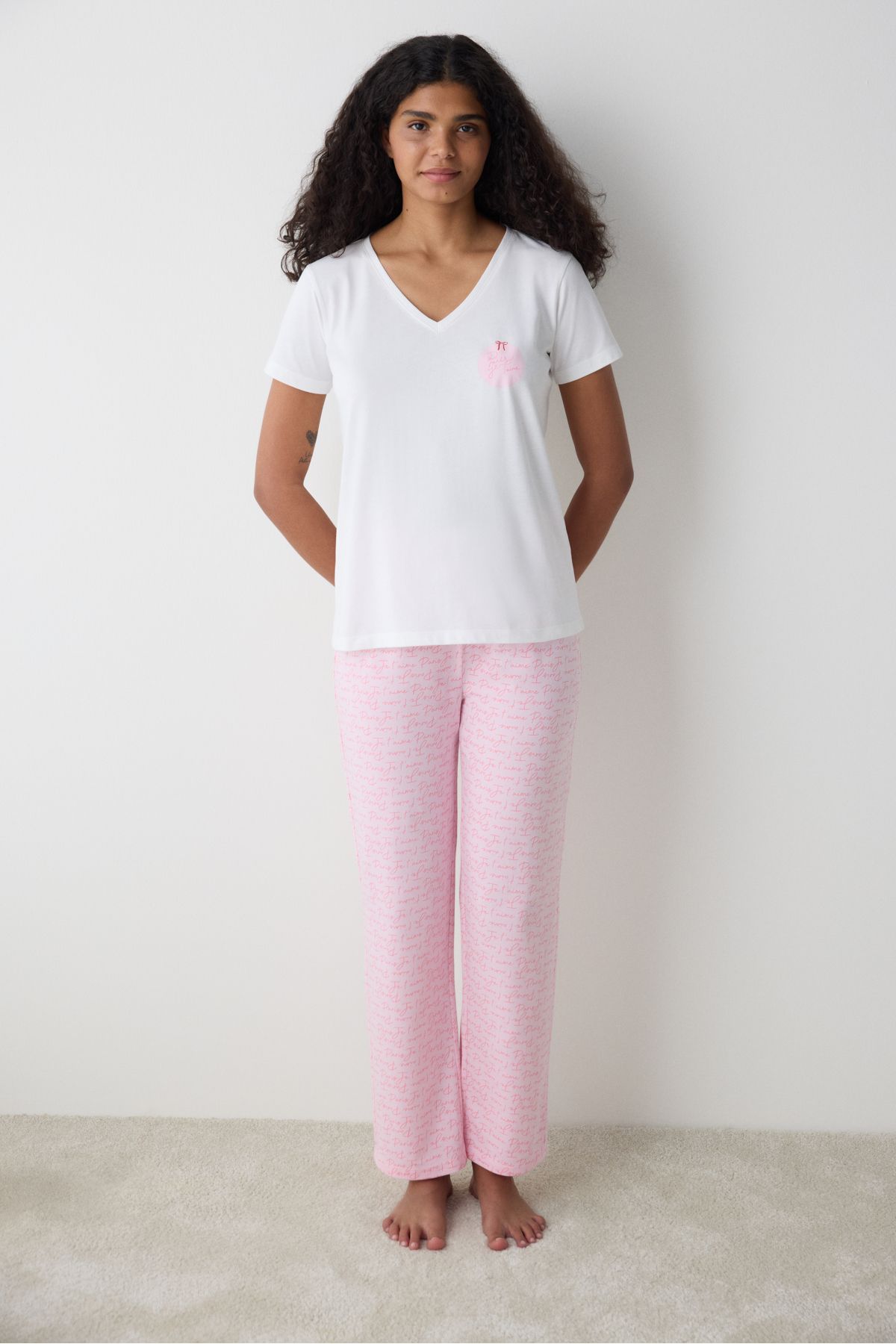 Penti-Pinkish Pants Hellrosa Pyjama-Set 1