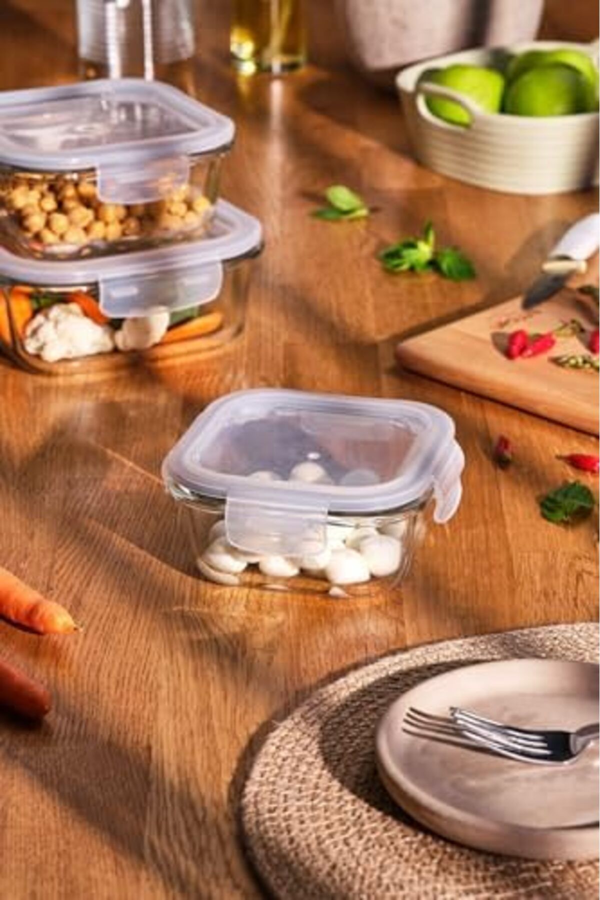 yusuftex-Srht Luna 520 ml Borosilicate Storage Container 721051 3