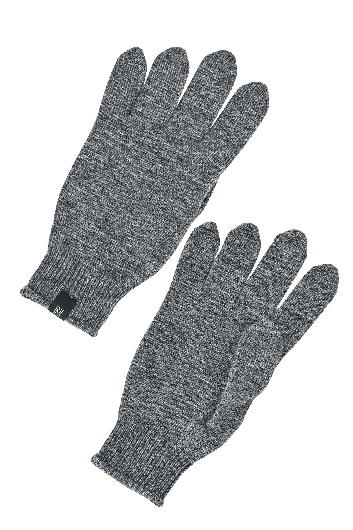 NORFOLK-Bıbury 70% Merino Wool Gray Gloves 1 Pair 3