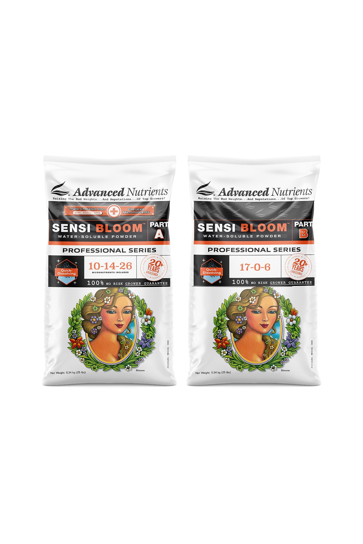 Advanced Nutrients WSP Sensi Bloom A+B 500 g