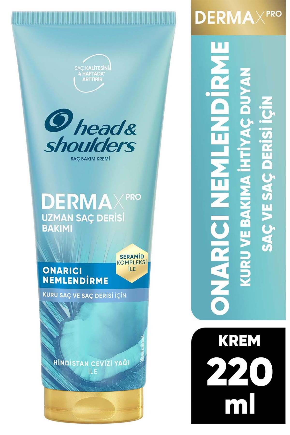 Head&Shoulders Onarıcı Nemlendirme Saç ve Saç Derisi Bakım Kremi Hindistan Cevizi Yağı ve Seramid ile 220ml