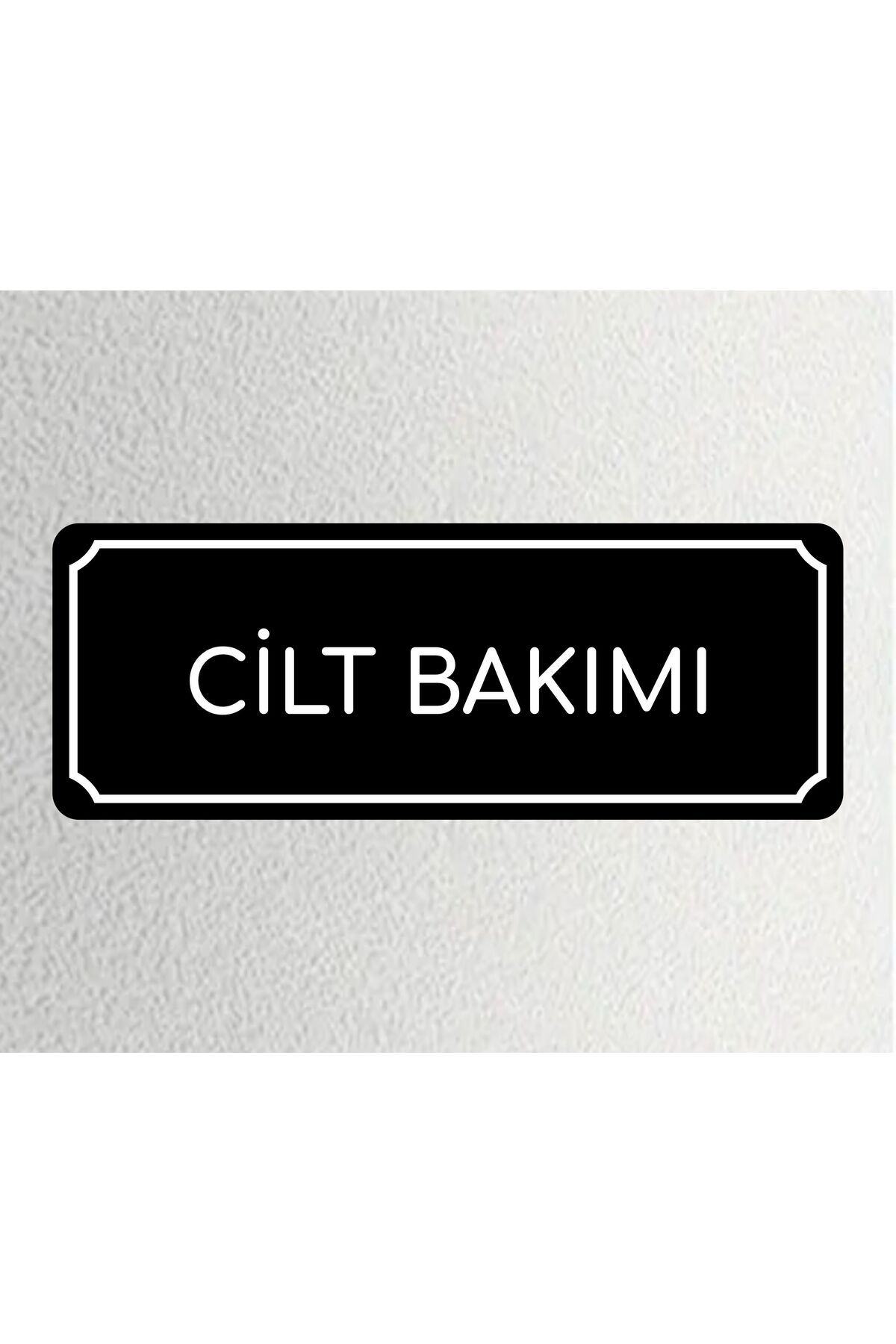 zafrakreklam CİLT BAKIMI -Departman Kapı İsimliği, Yönlendirme Levhası 24x9 Cm 4mm