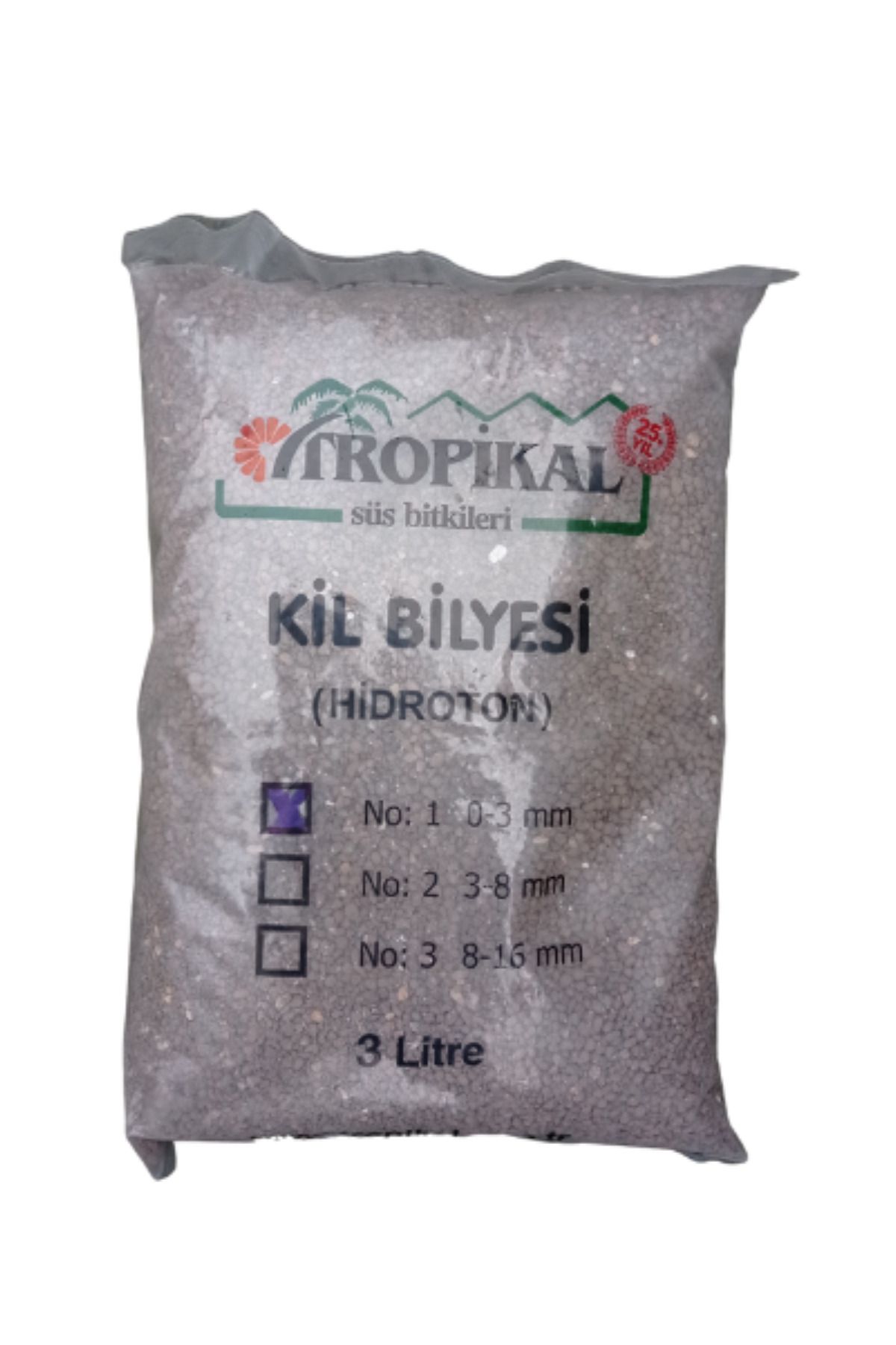 fidanistanbul Kil Bilyesi, Hidrokültür Taşı, 0-3 mm, Paketli, 3 Litre