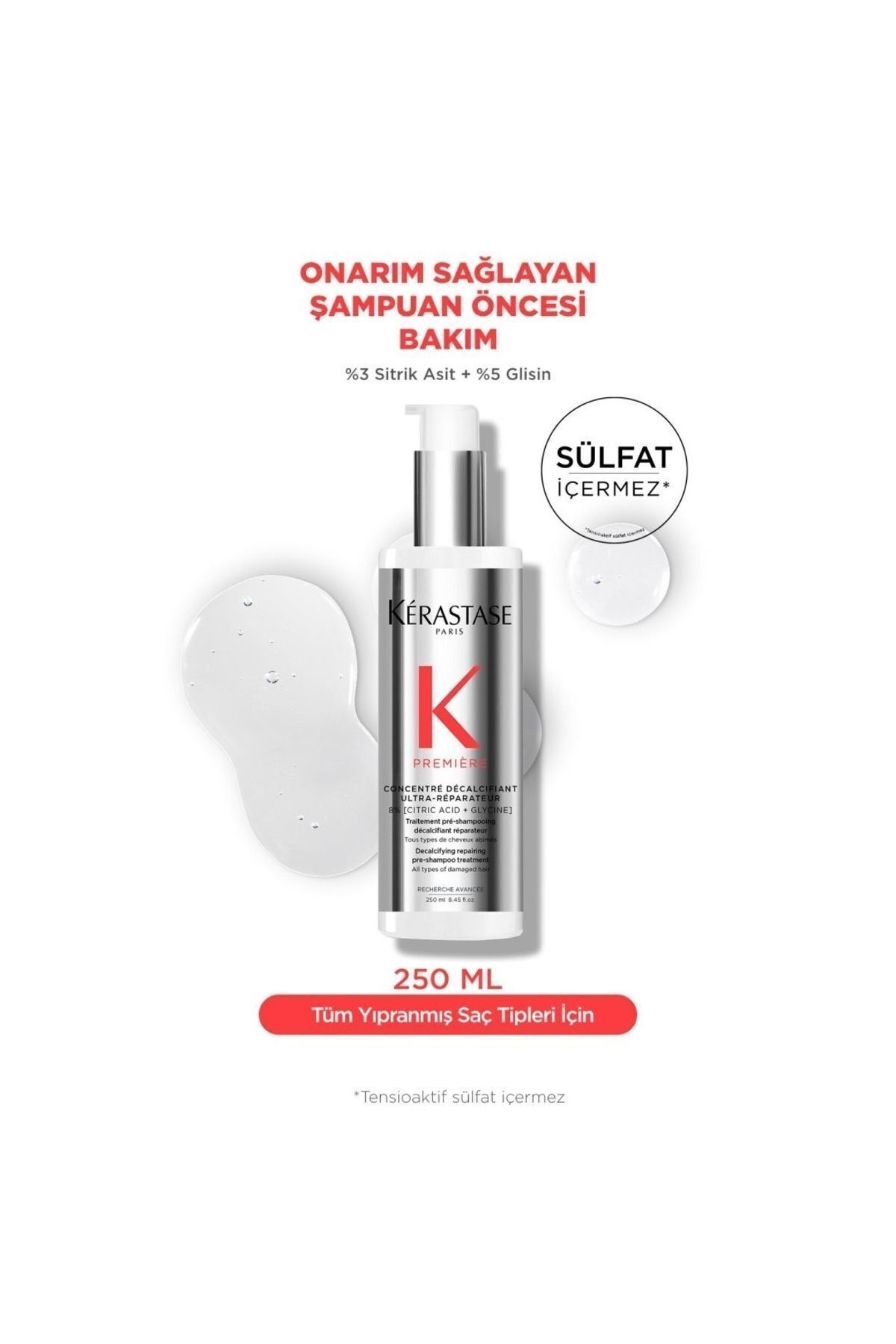 Kerastase Kırık Uç Onarıcı ve yapılandırıcılı Şampuan 250ml SALOONEVA7034