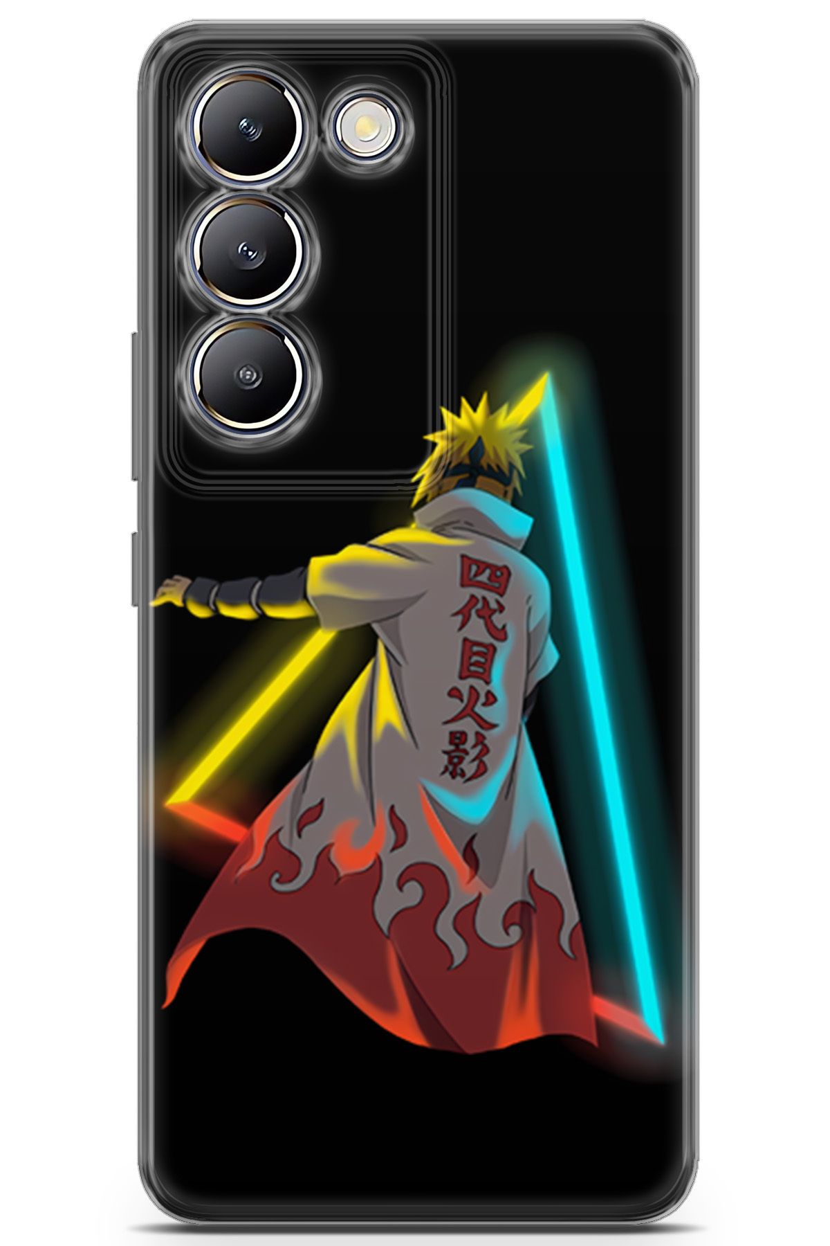 Uvilda Vivo V30 Lite Uyumlu Anime 32 HD Koruma Minato Neon Naruto