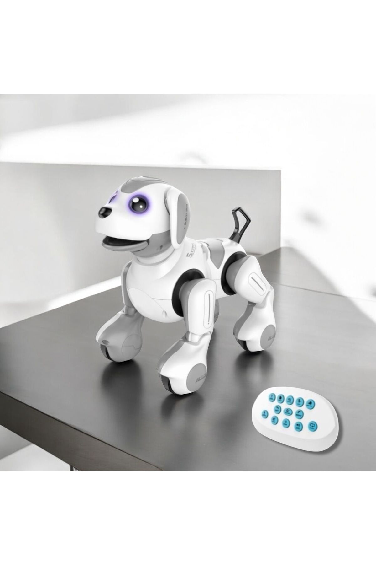 BYCEGU 94548 İNTERAKTİF UZAKTAN KUMANDALI ŞARJLI FULL FONKSİYONLU OYUNCAK AKILLI ROBOT KÖPEK