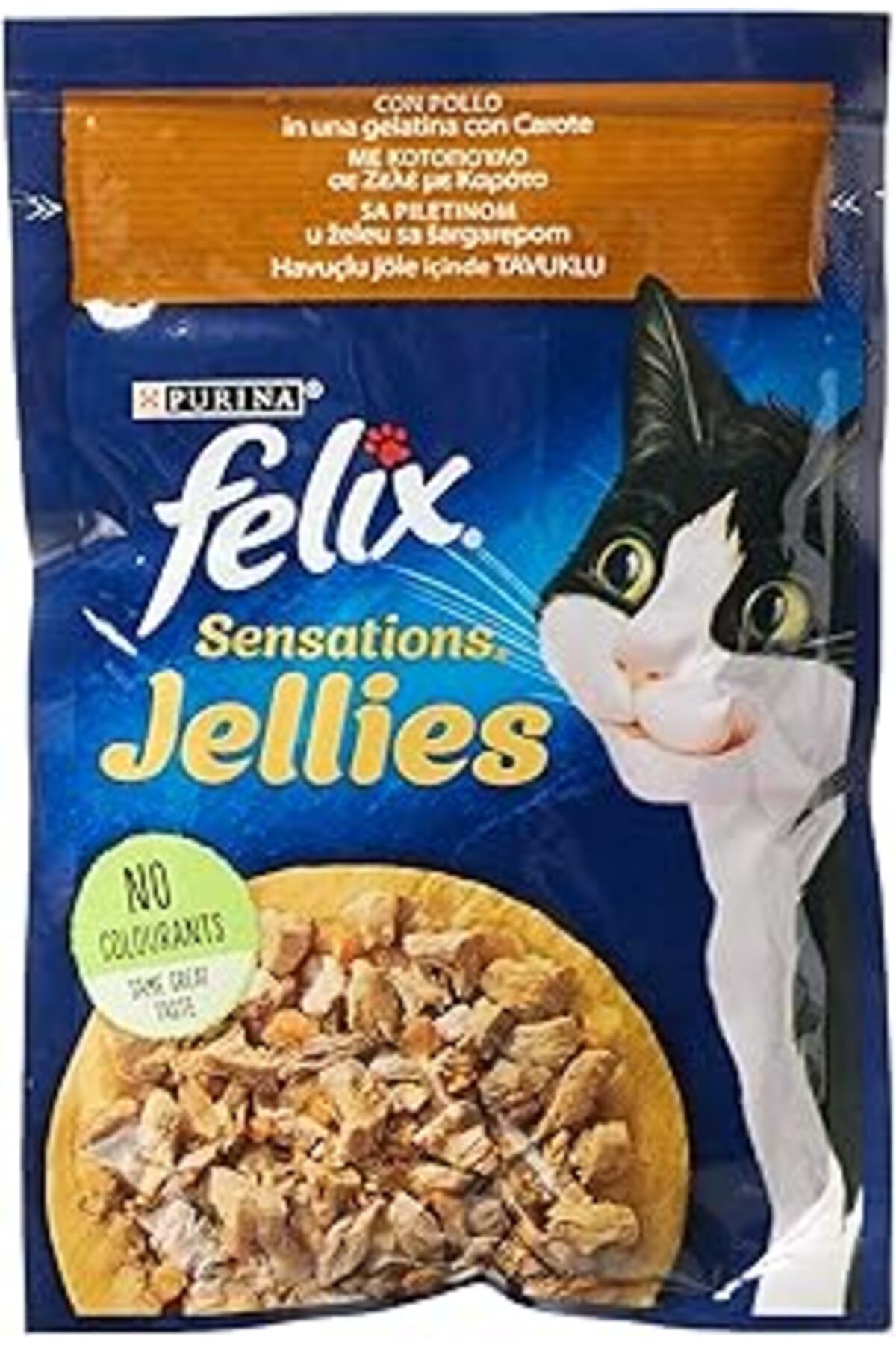 ZUHUDİ Felix Sensation Tavuk & Havuçlu Kedi Yaş (26 X 85 Gr)