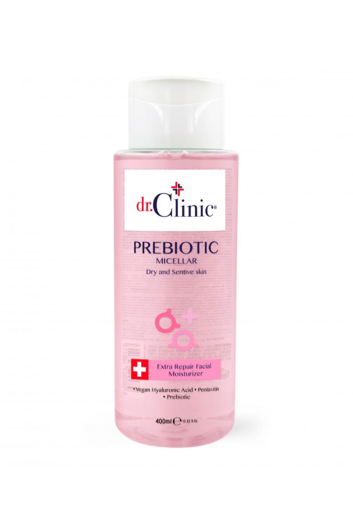 Dr. Clinic Dr.Clinic Prebiyotik Micellar Kuru ve Hassas Ciltler Pembe 400 ml