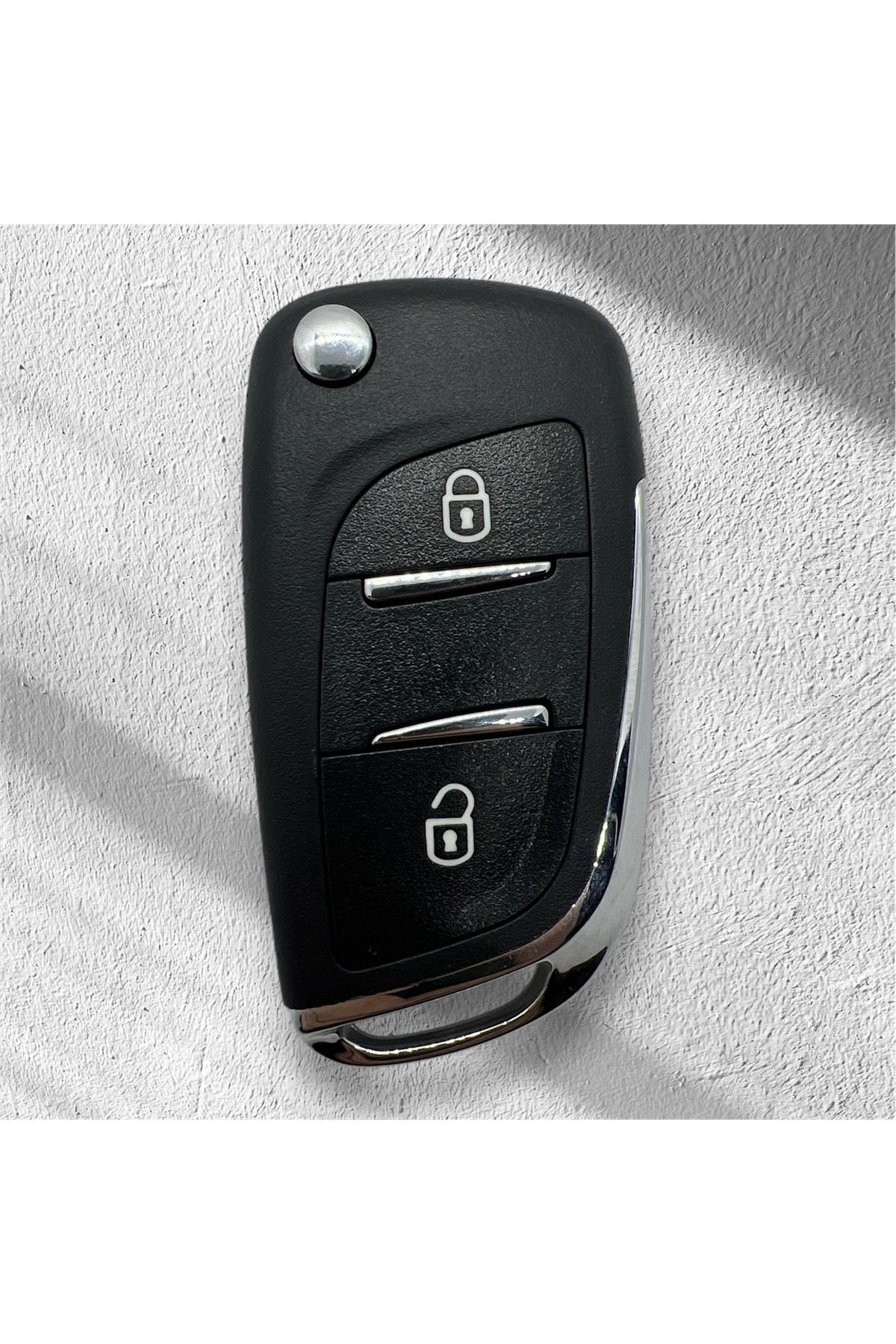 Luxe Aksesuarr Peugeot partner-307-207-308-5008 Sustalı Çevirici-Dönüşüm Kumanda Kabı 2 Buton Pİl Yataklı