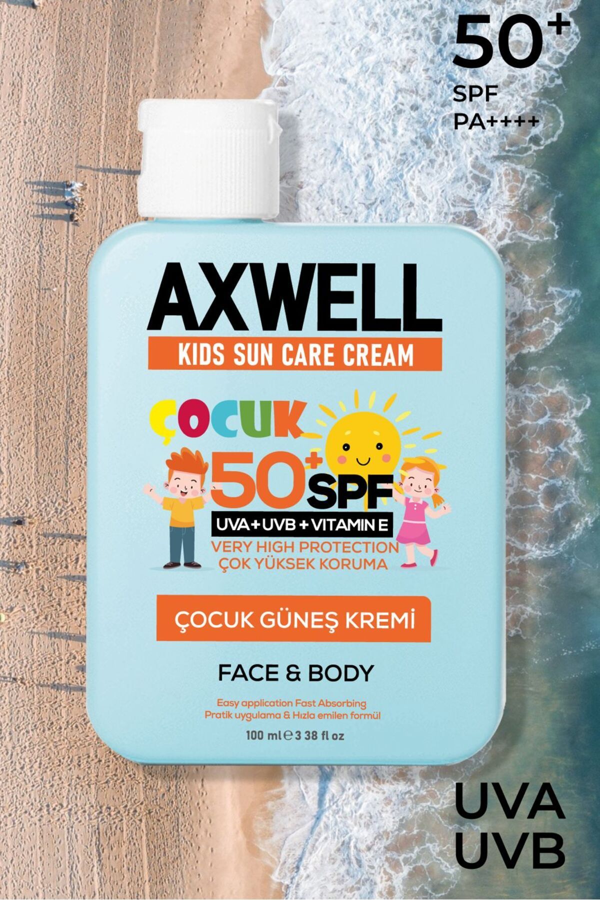 کرم ضد آفتاب کودک کرمی دخترانه و پسرانه بچگانه کودکان نوجوا AXWELL