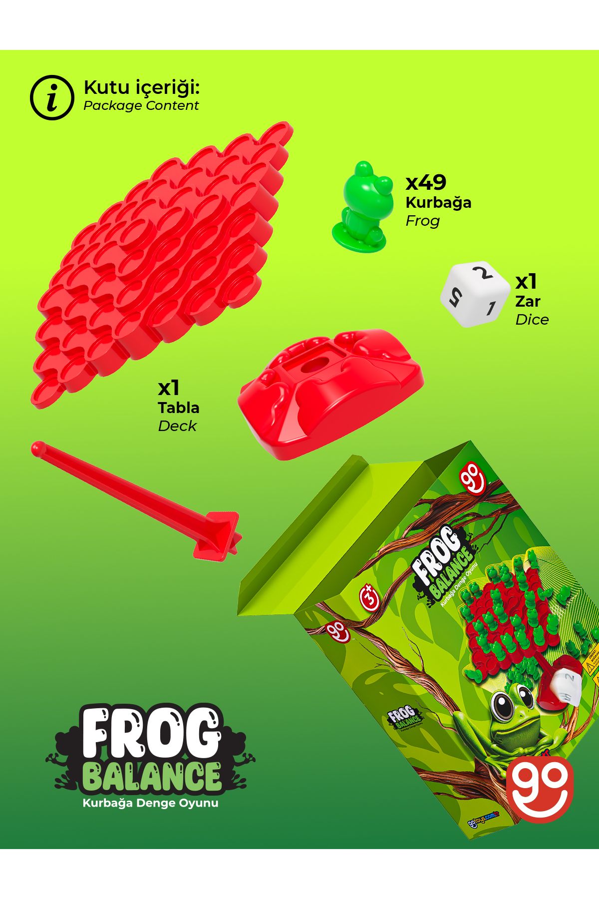 Go Toys-Frog Balance Parent Child Interaction Game Educational Toy Box Game 4
