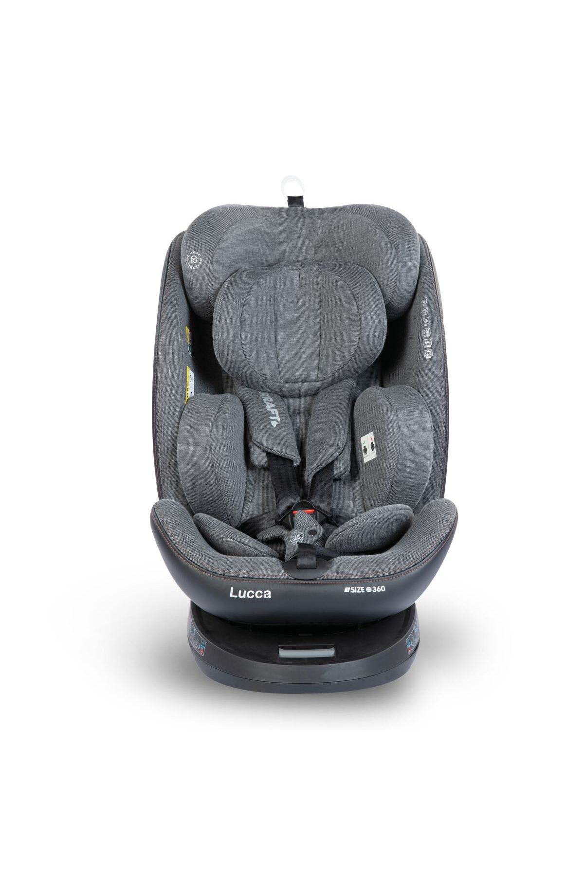 Kraft Lucca I-size (40-150 Cm) 0-36 Kg Oto Koltuğu Gri fotoğrafı 2 (önizleme)