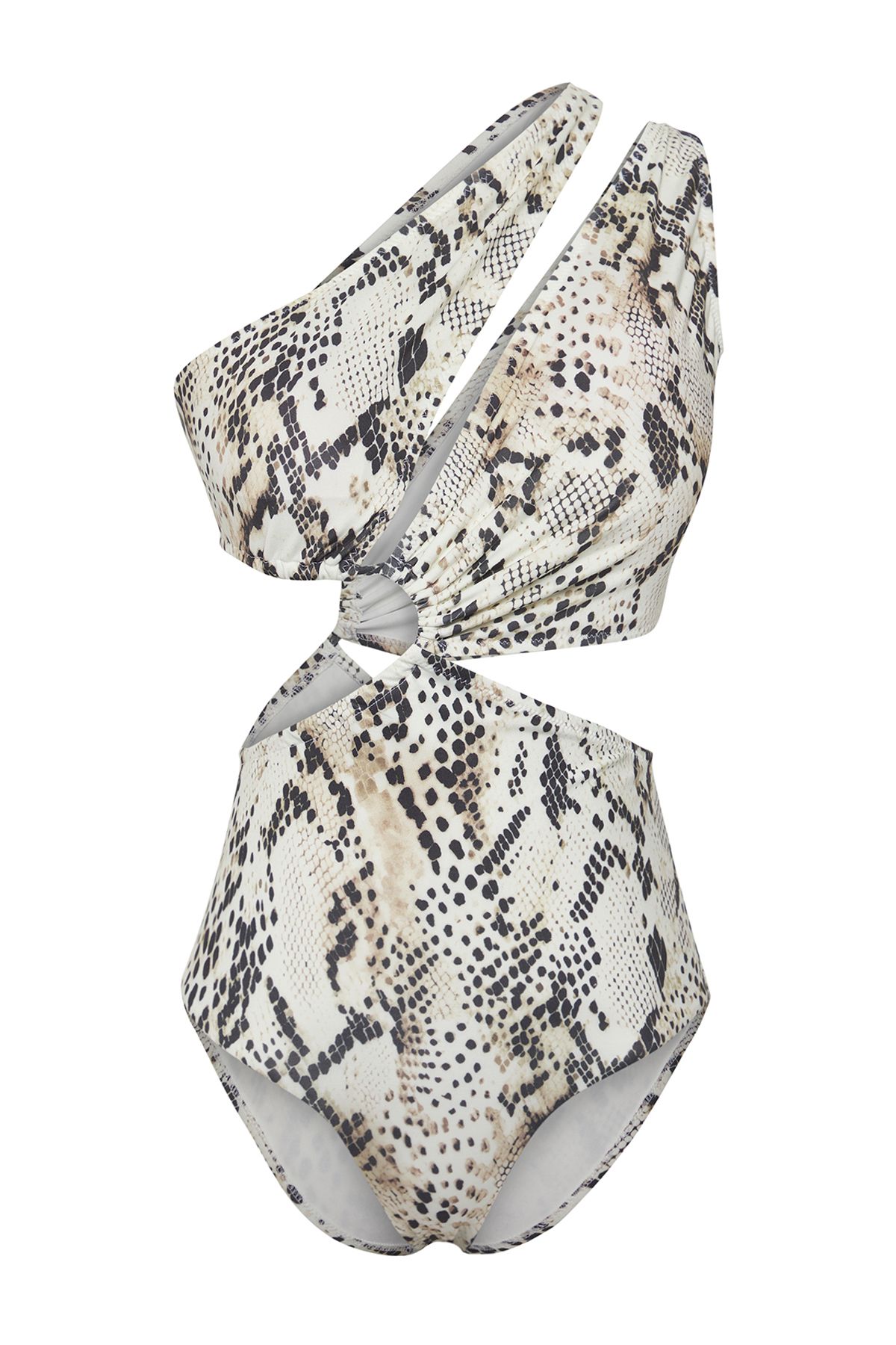 Trendyol Collection-Snake Pattern Single Shoulder Tunnel Regular Core Mayokini TBESS23MA00206 6