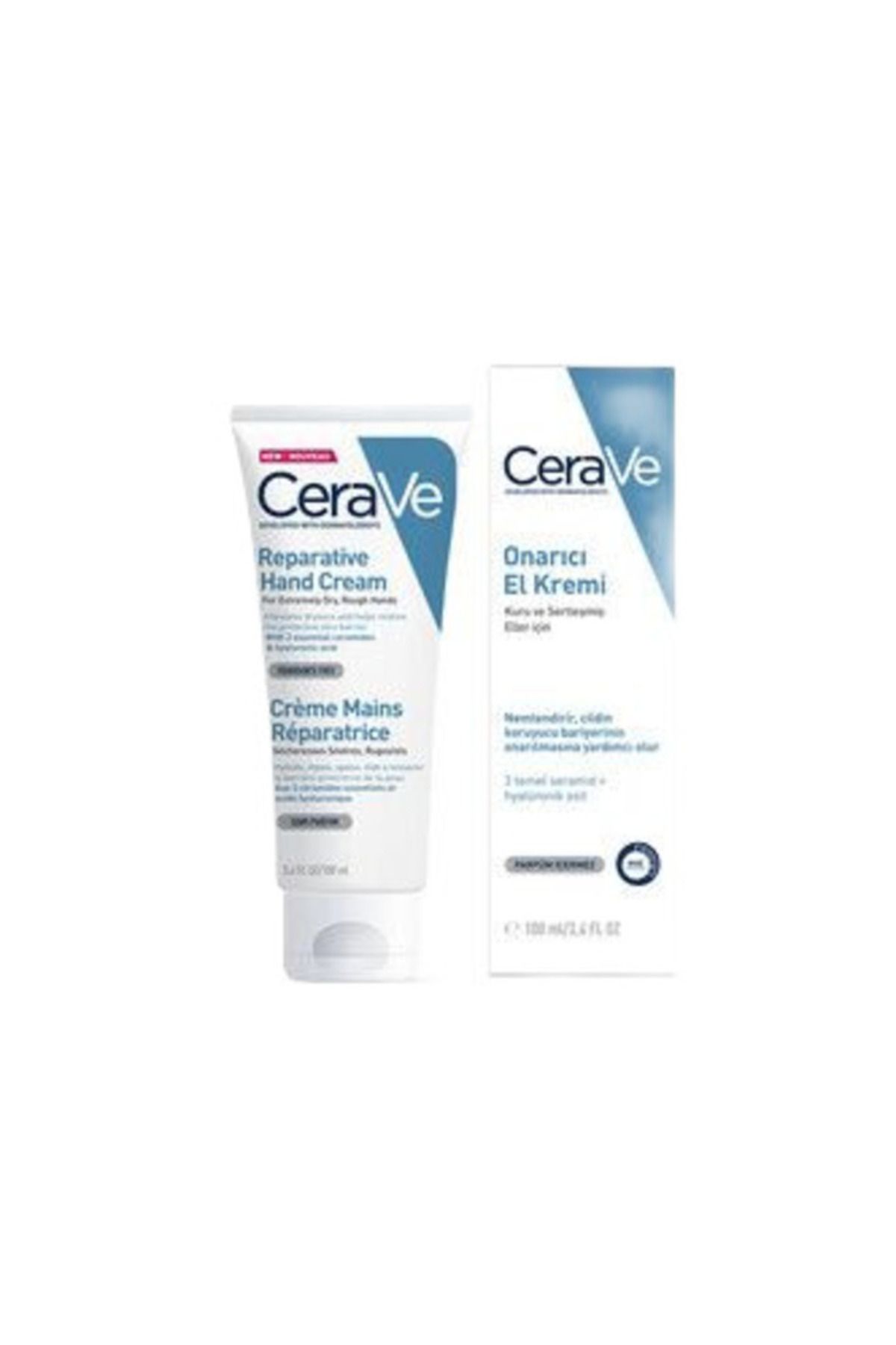 تجهیزات کمک های اولیه کرم دستی تعمیر دست 100 میل CeraVe