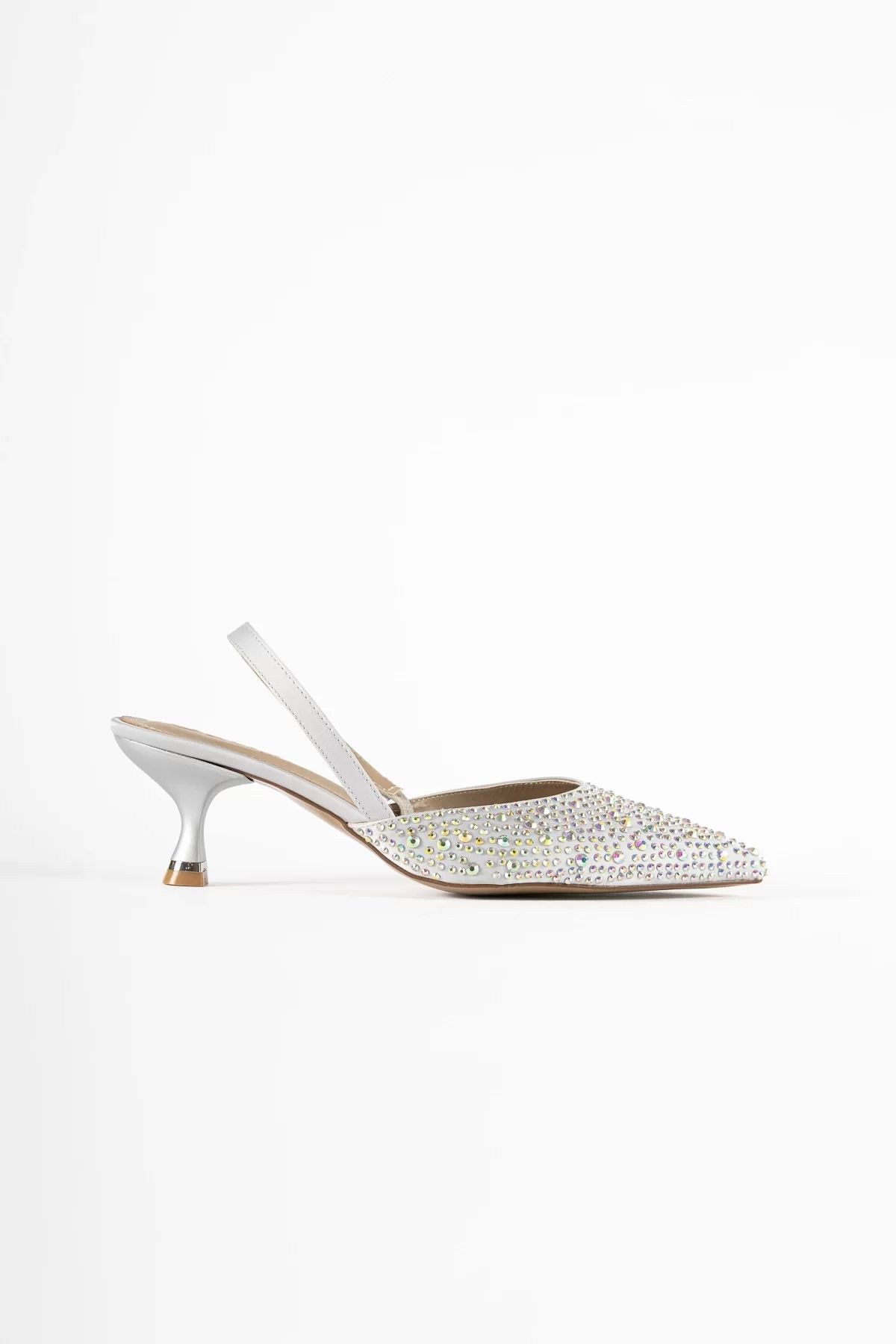 Galip Ayakkabı Thilo Shine Stiletto Ayakkabı 5 Cm Lame