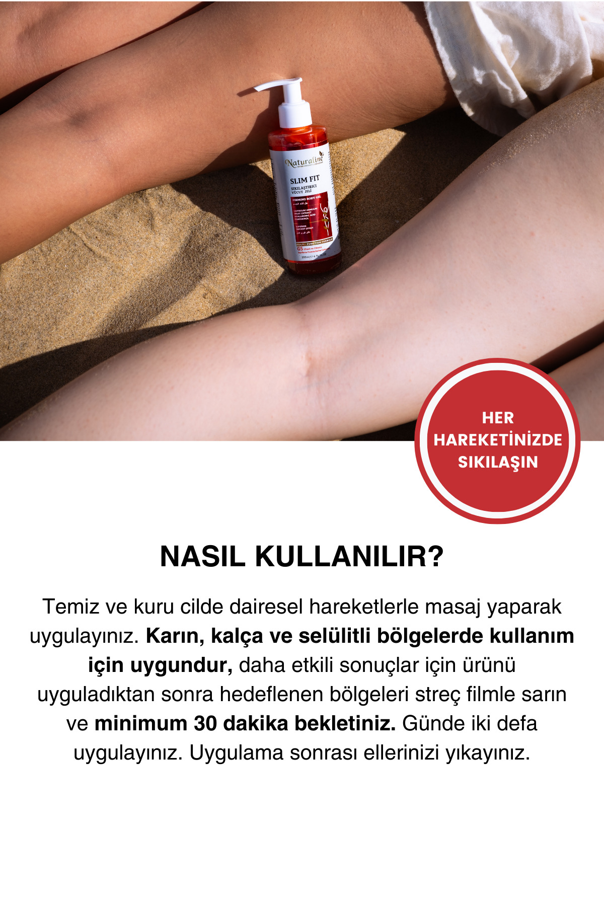 Slim Fit Sıkılaştırıcı Vücut Jeli 200ml — FırmıngBodyGel — تصویر 5 از 9