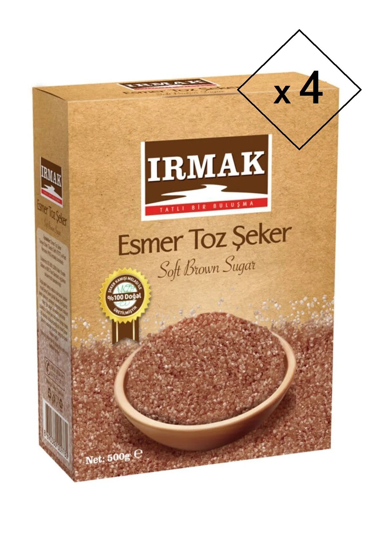 Irmak Esmer Toz Şeker 500 gr * 4 adet