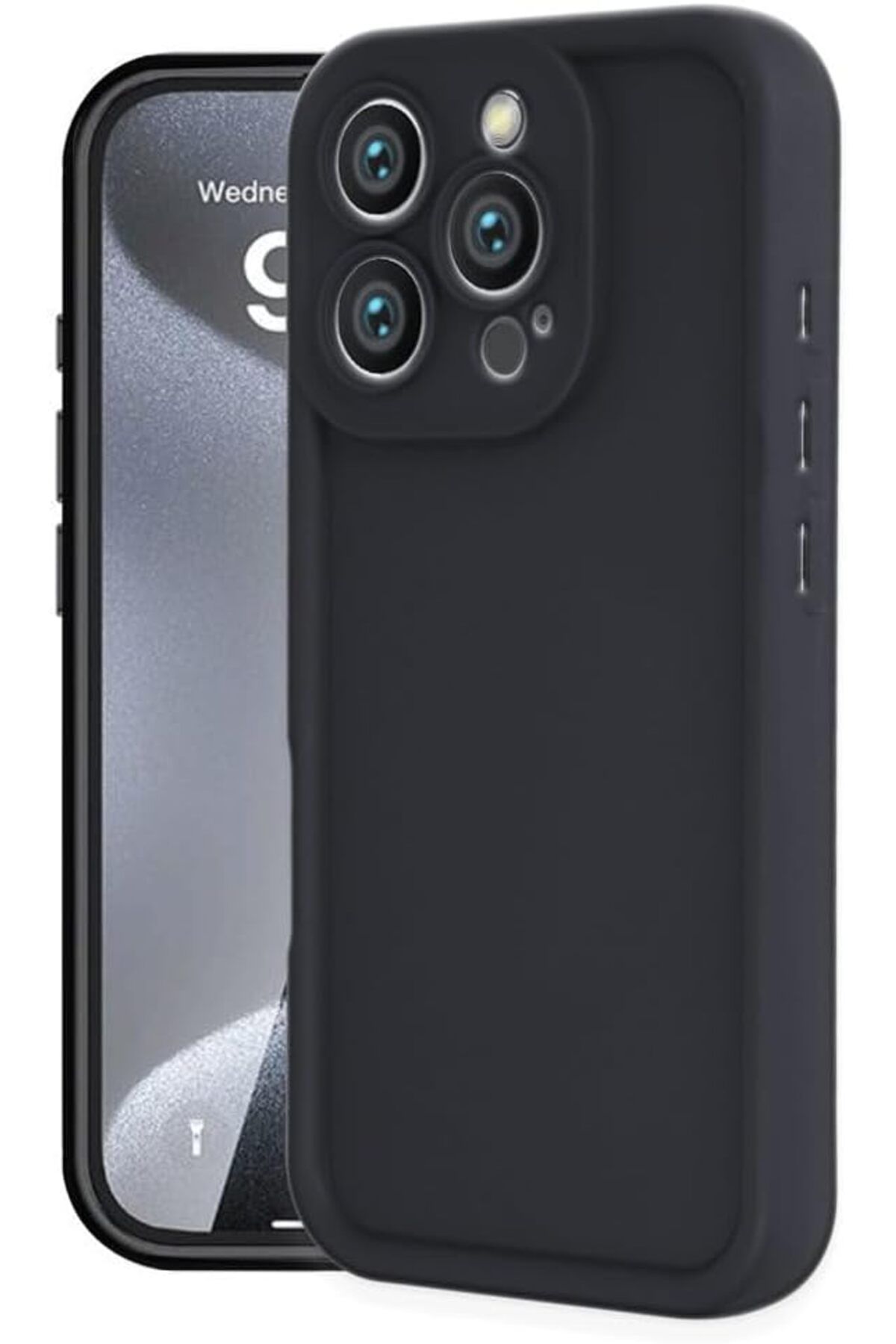 STOREMAX lbstorex GİYİM & AKSESUAR iPhone 16 Pro Max (6.9) inç ile uyumlu Viera Silikon Hafif ve İnce Yap